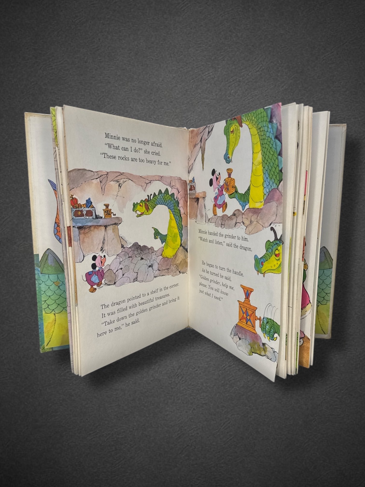 9.5” by 7” Walt Disney Productions presents The Magic Grinder vintage kids book from 1975