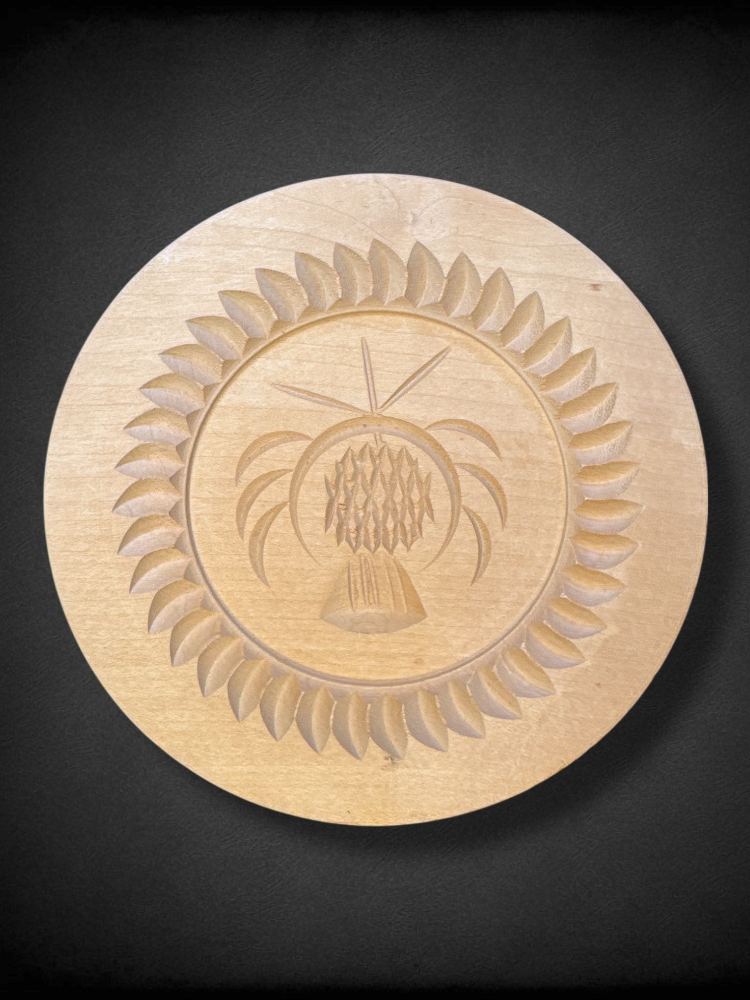 6.5” The Stanley Whyte Butter Print made in Pathhead Scotland