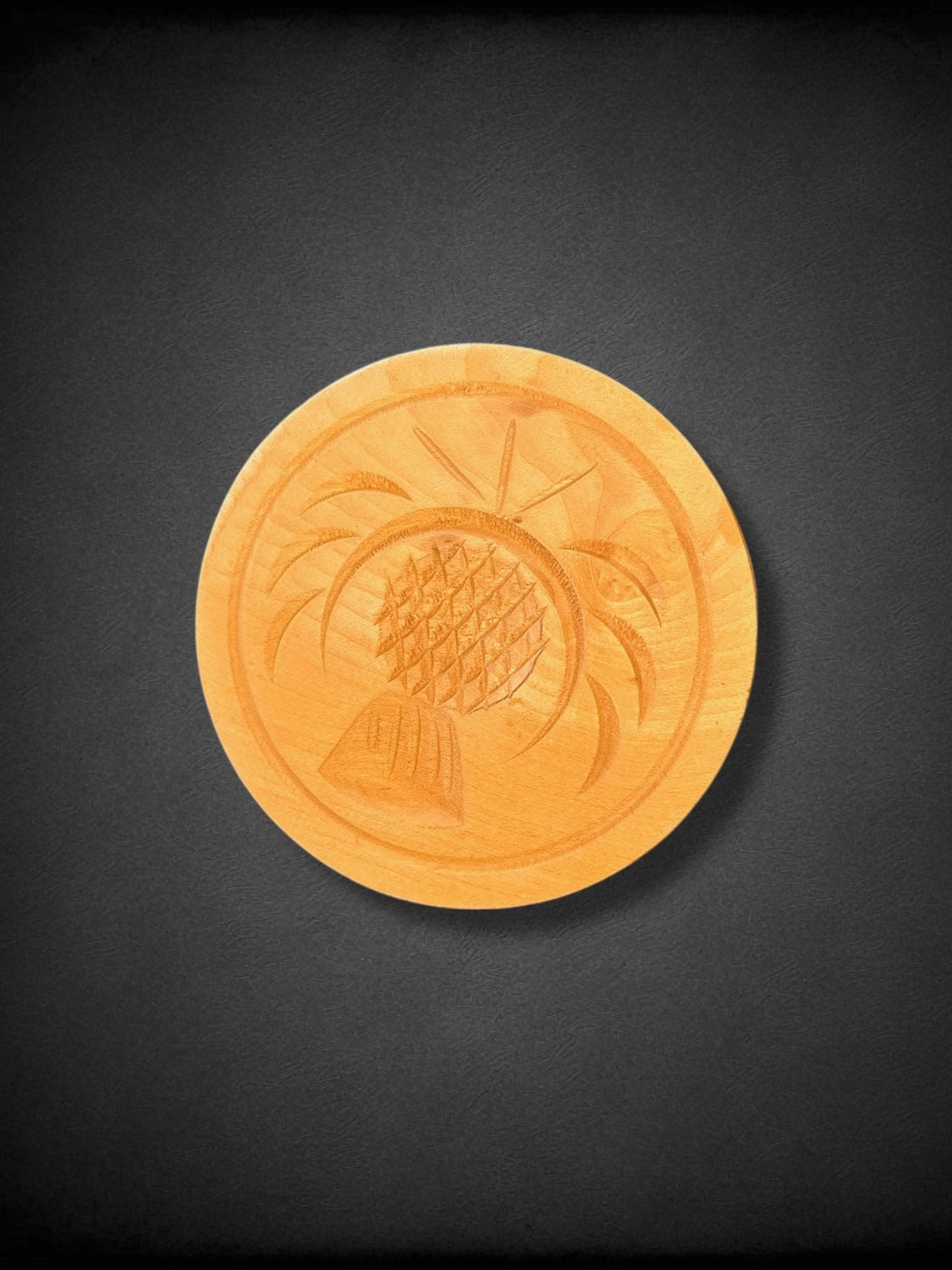 6.5” The Stanley Whyte Butter Print made in Pathhead Scotland