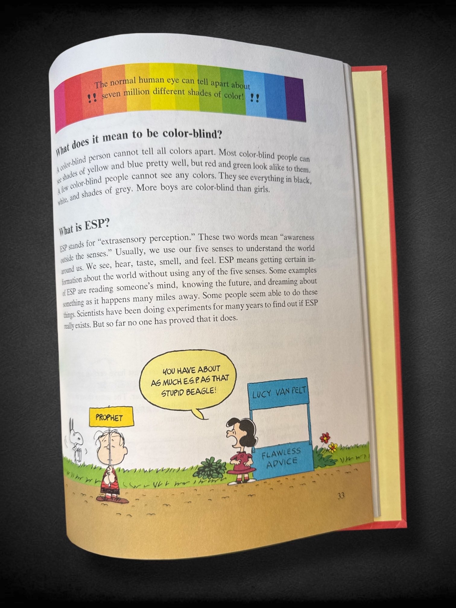 Bundle of 2 Peanuts cartoon books. Contains “Charlie Brown’s ‘Cyclopedia: Featuring Your Body” and “Let’s Fly a Kite, Charlie Brown!” Little golden book