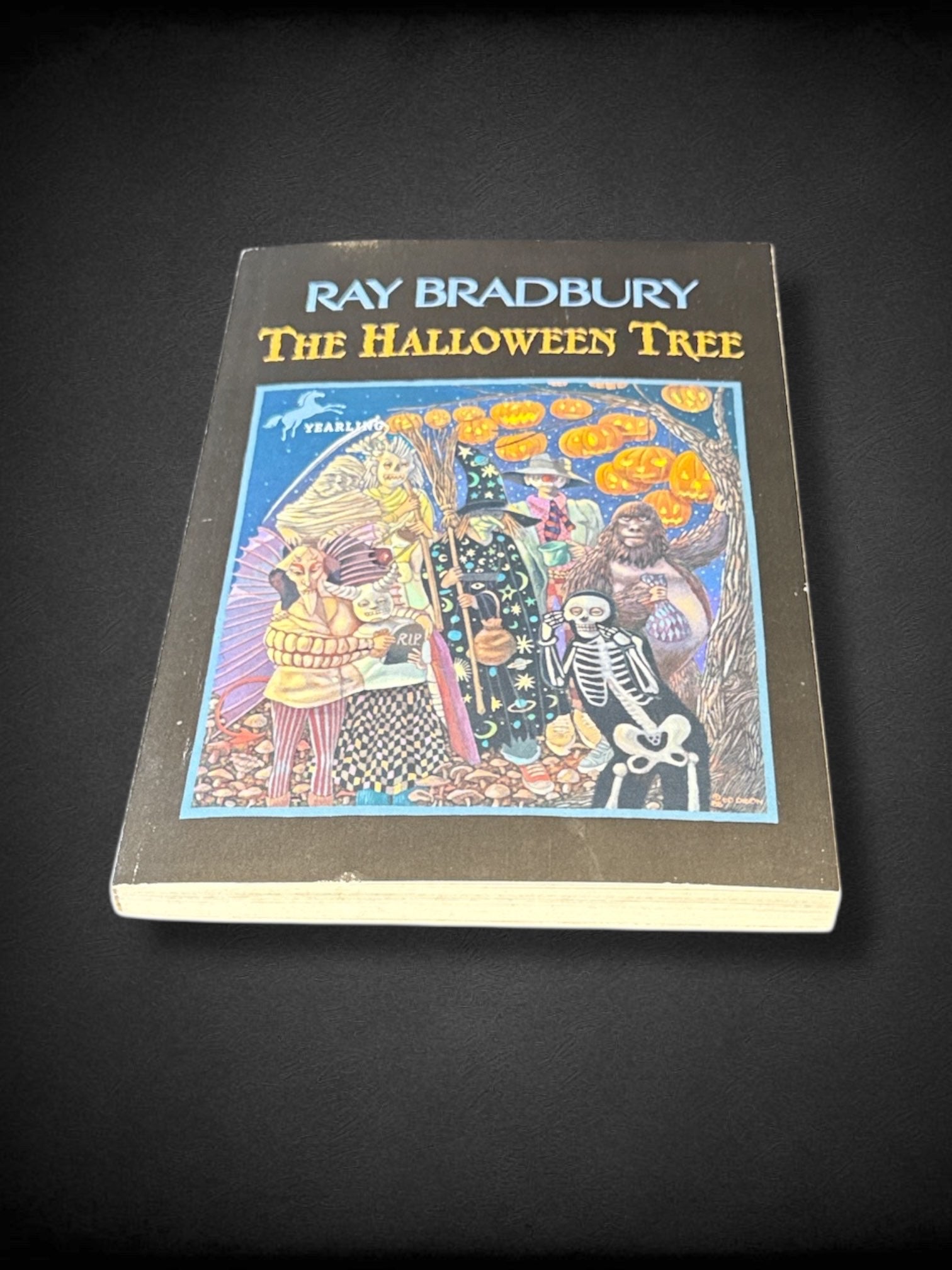 Yearling paperback copy of Ray Bradbury’s “The Halloween Tree”