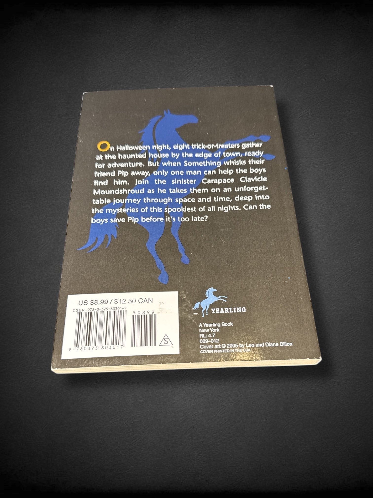 Yearling paperback copy of Ray Bradbury’s “The Halloween Tree”