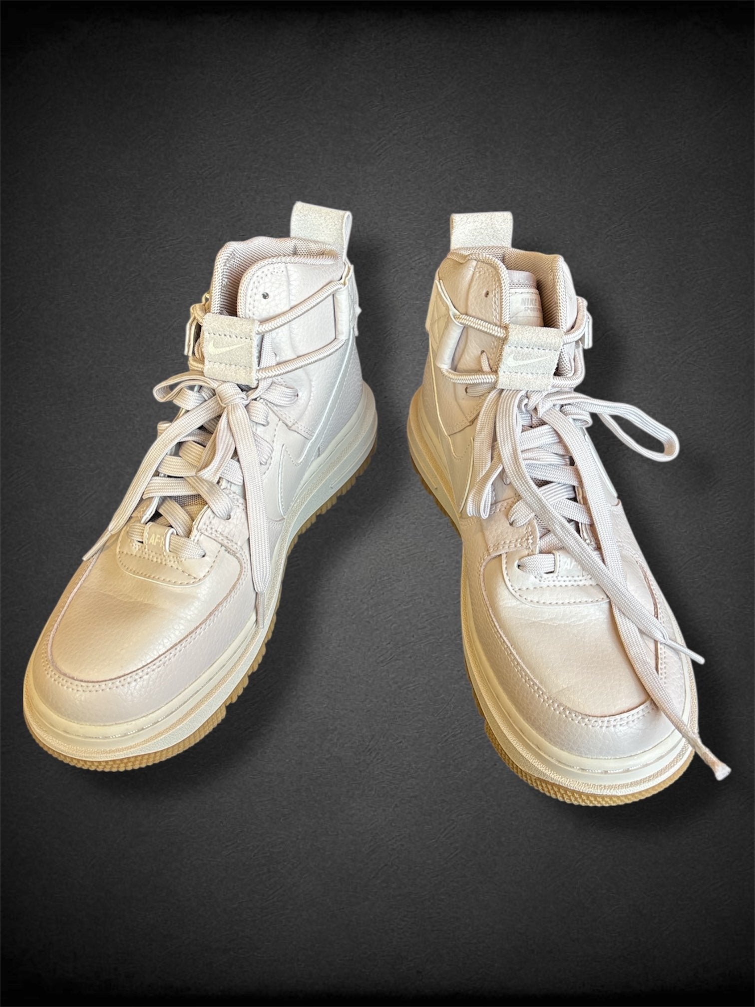 Size 8 (women’s) NIKE Air Force 1 Utility 2.0 Fossil Stone Sneakers