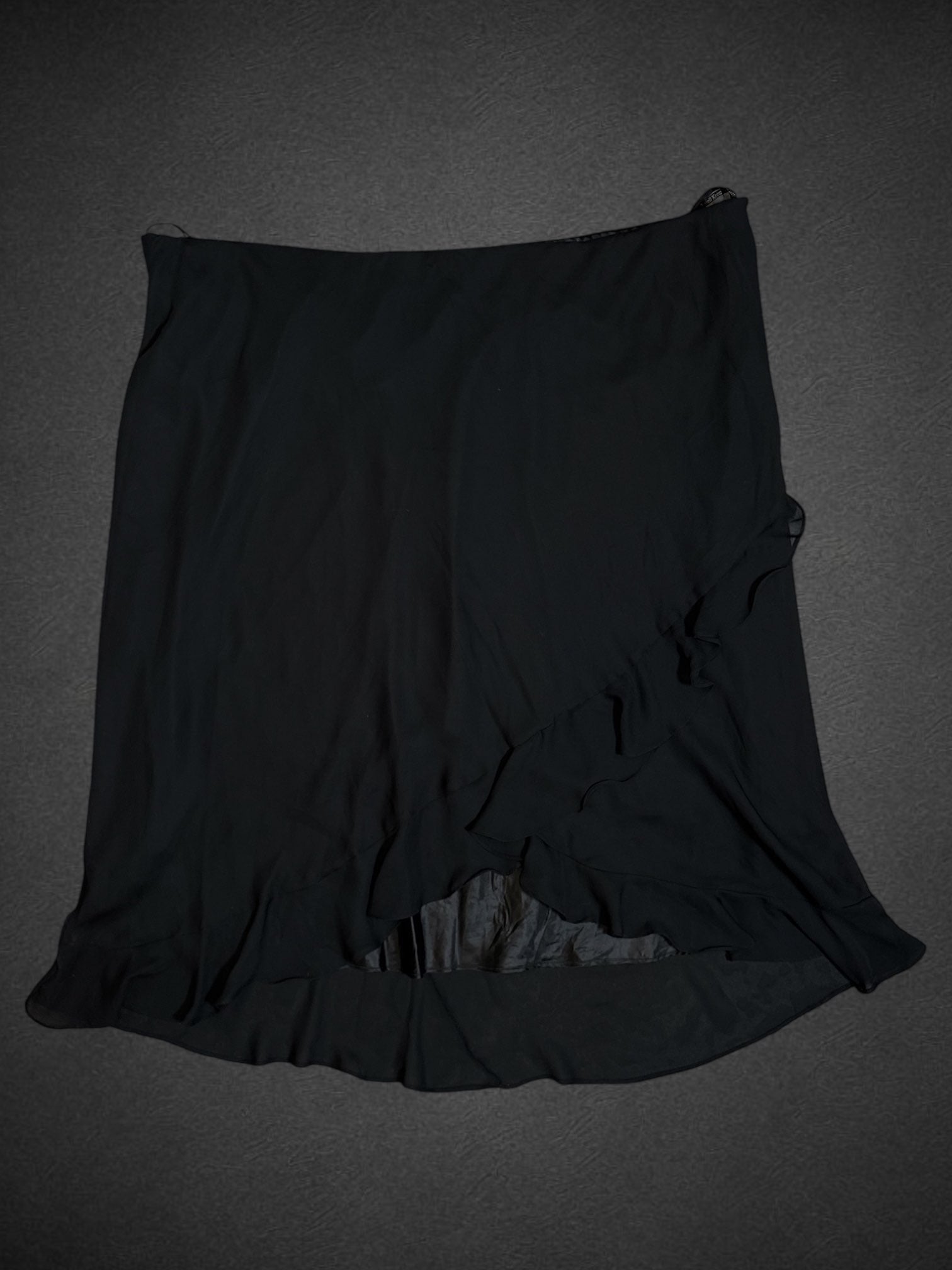 8X Russell Kemp Black Ruffled Skirt