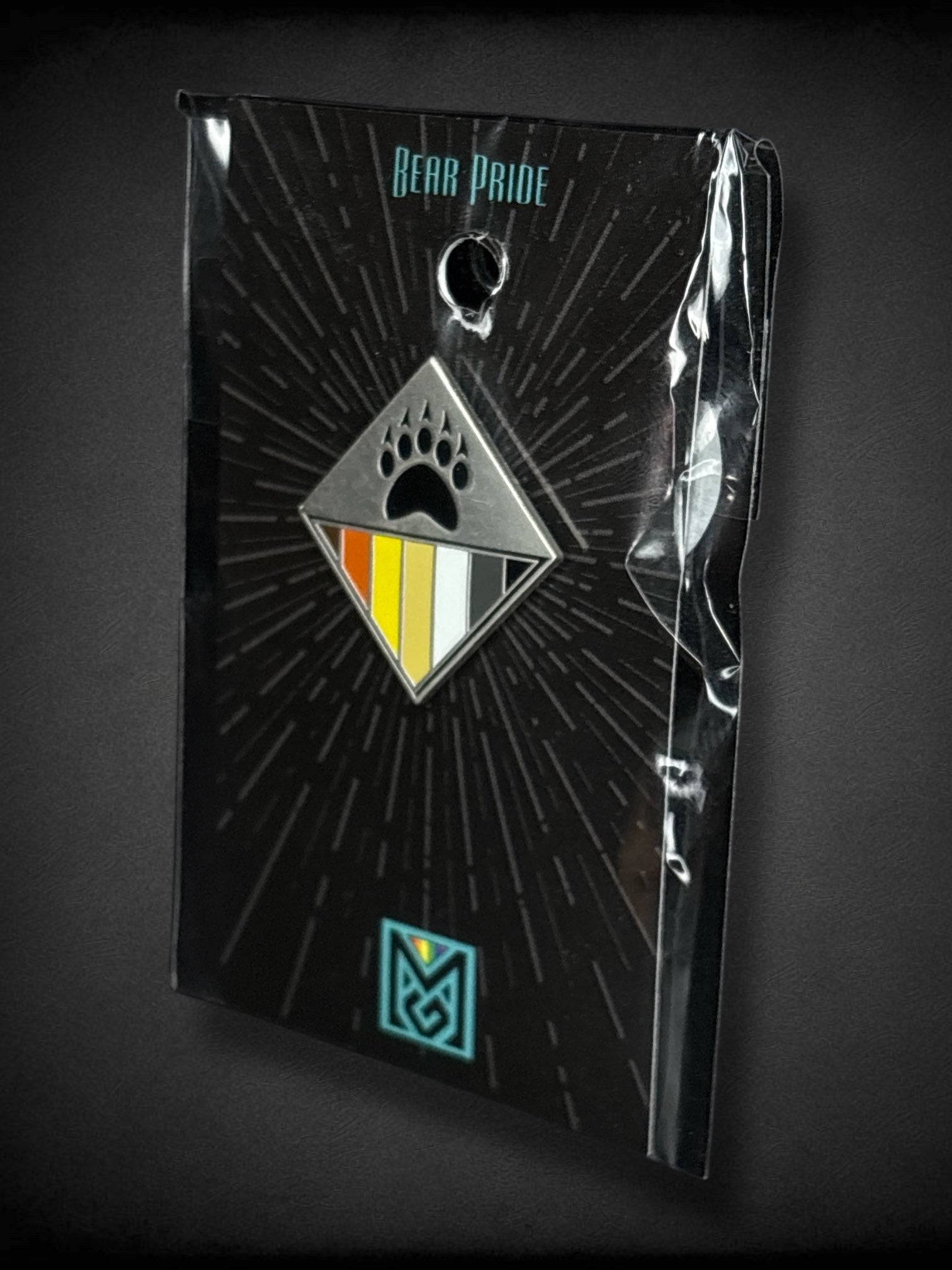 Bear Pride enamel pin $10