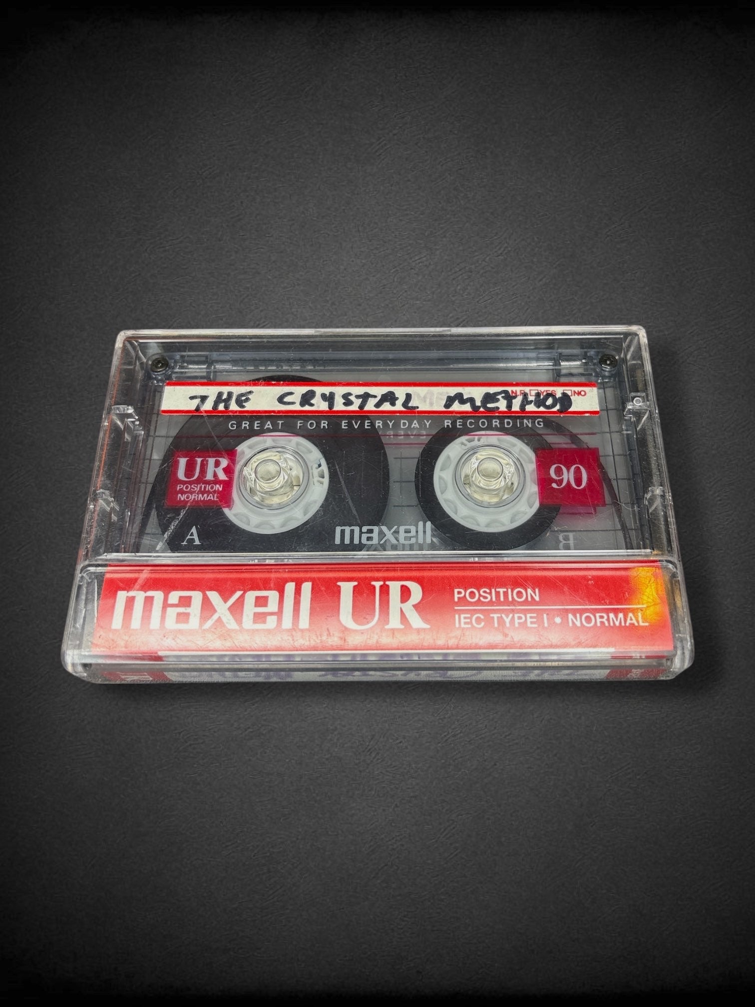 “The Crystal Method” homemade mixtape cassette