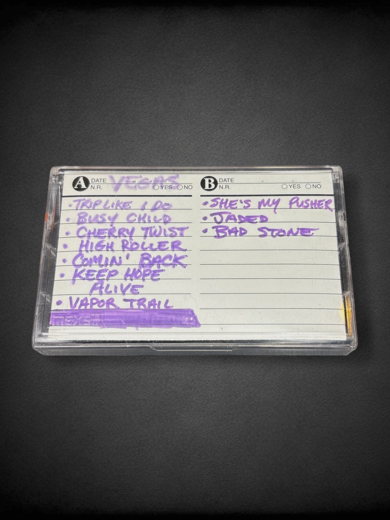 “The Crystal Method” homemade mixtape cassette