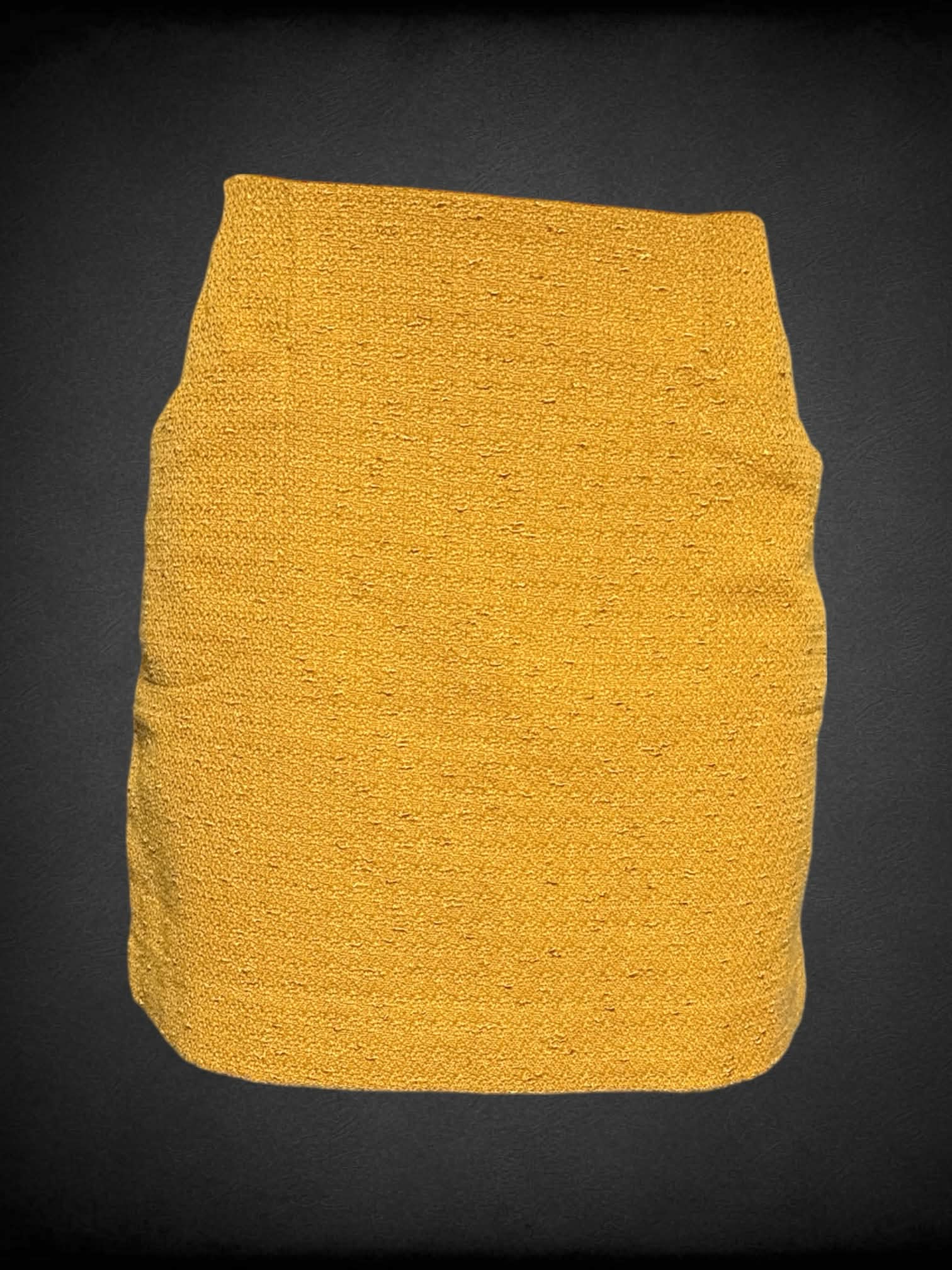 M Outback Red yellow knit skirt with pockets and zipper on side