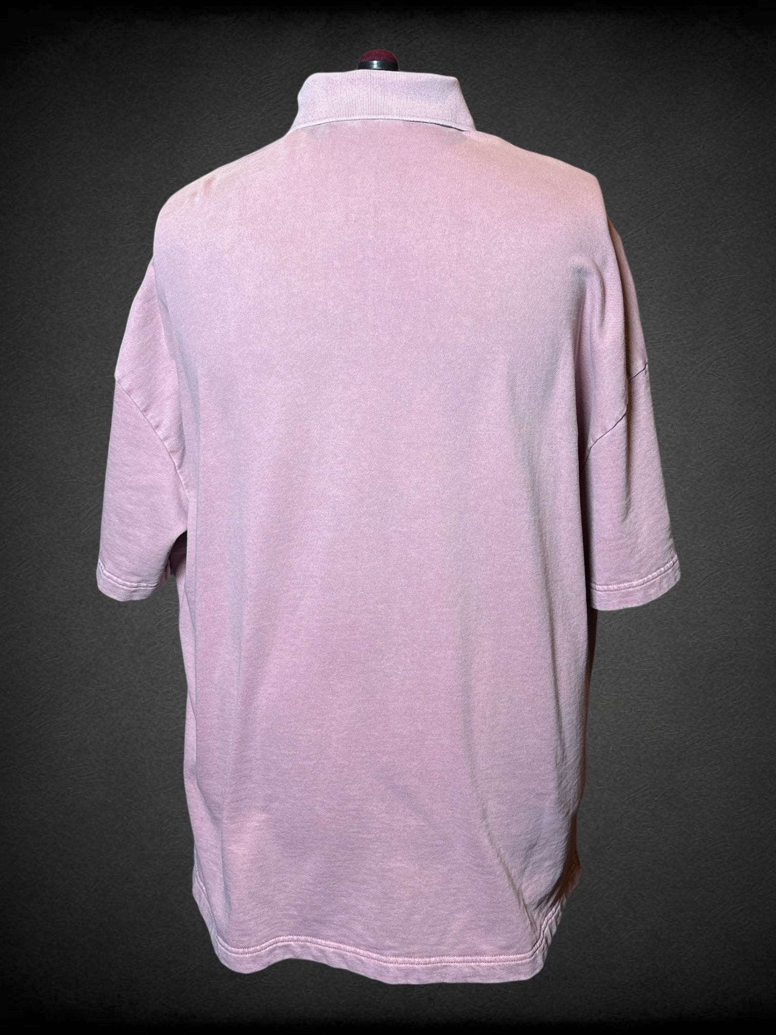 4X No Boundaries pink polo short sleeve top with one button