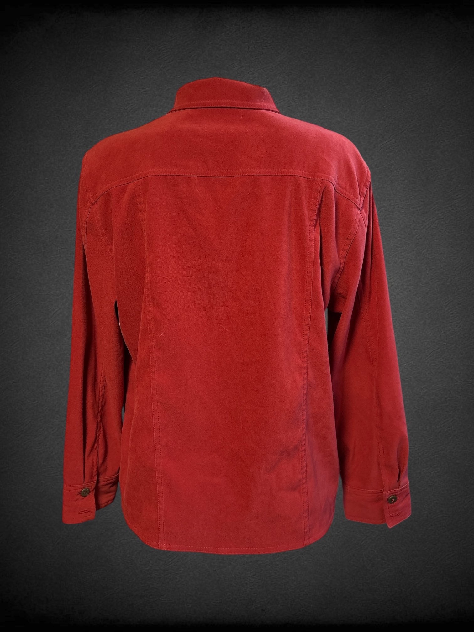 L Alfred Dunner red button up