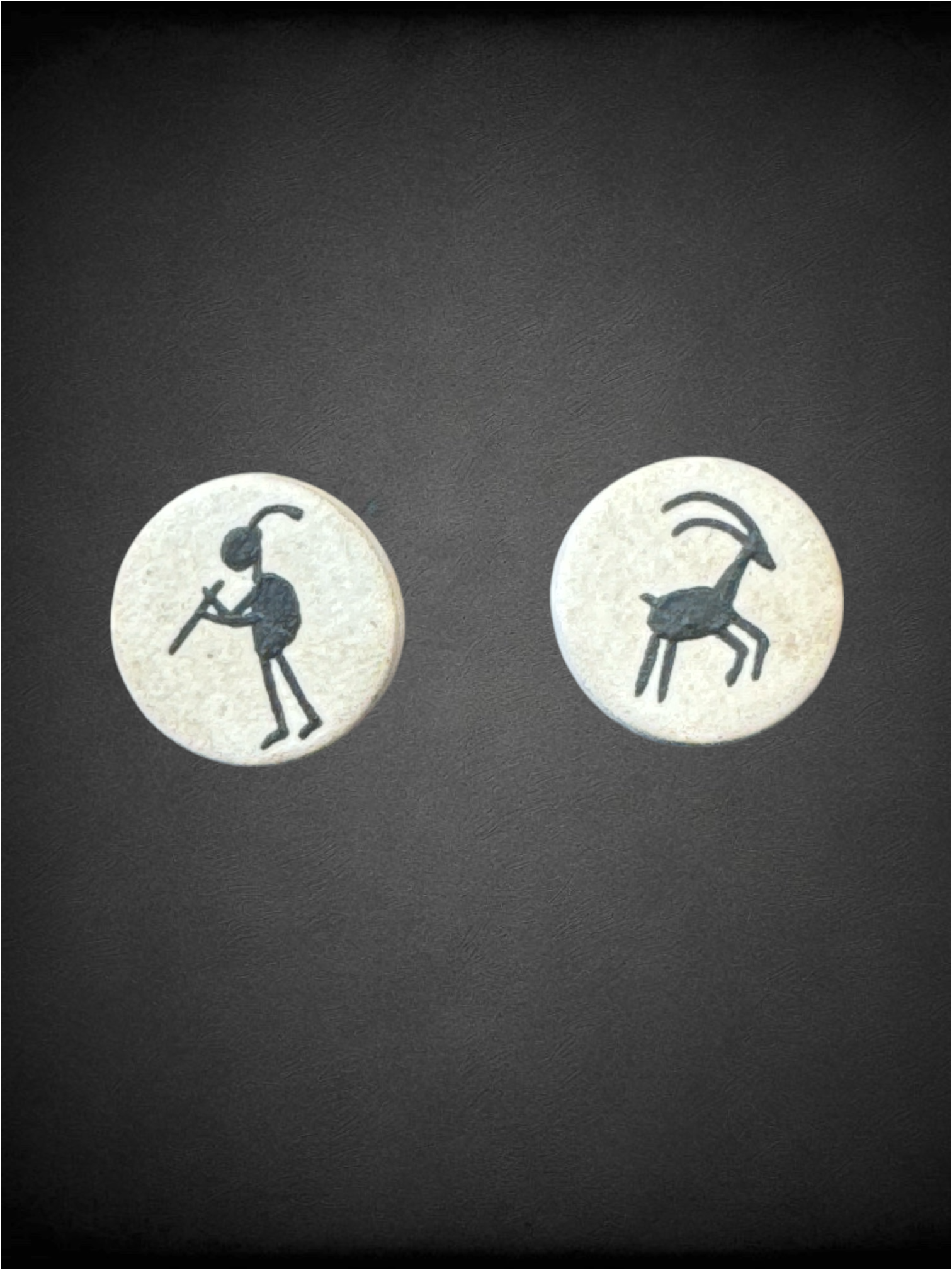 Indigenous hand crafted earrings with 925 Posts