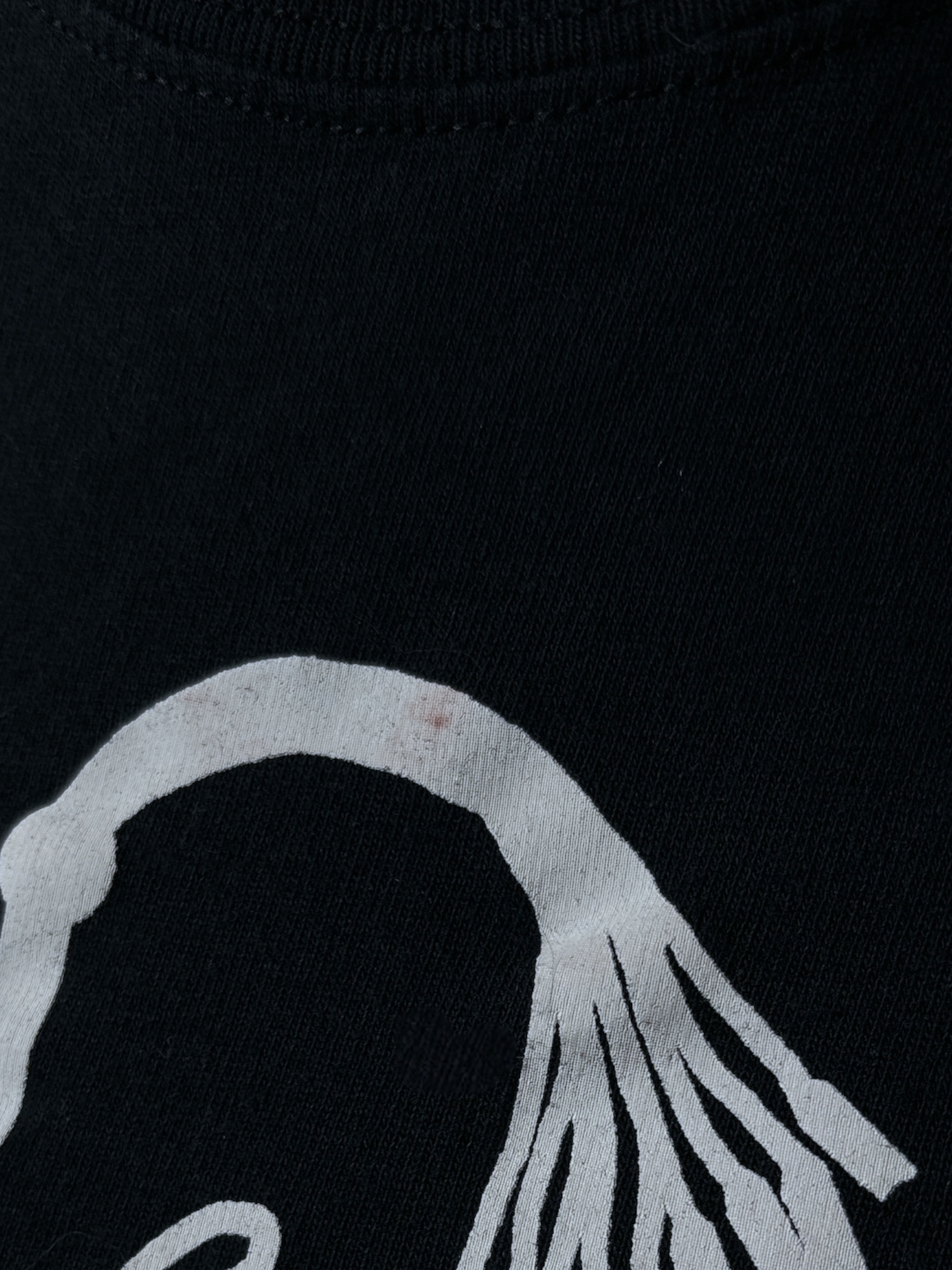 M black t-shirt with flogger graphic and text “KEEP CALM AND KINK ON”