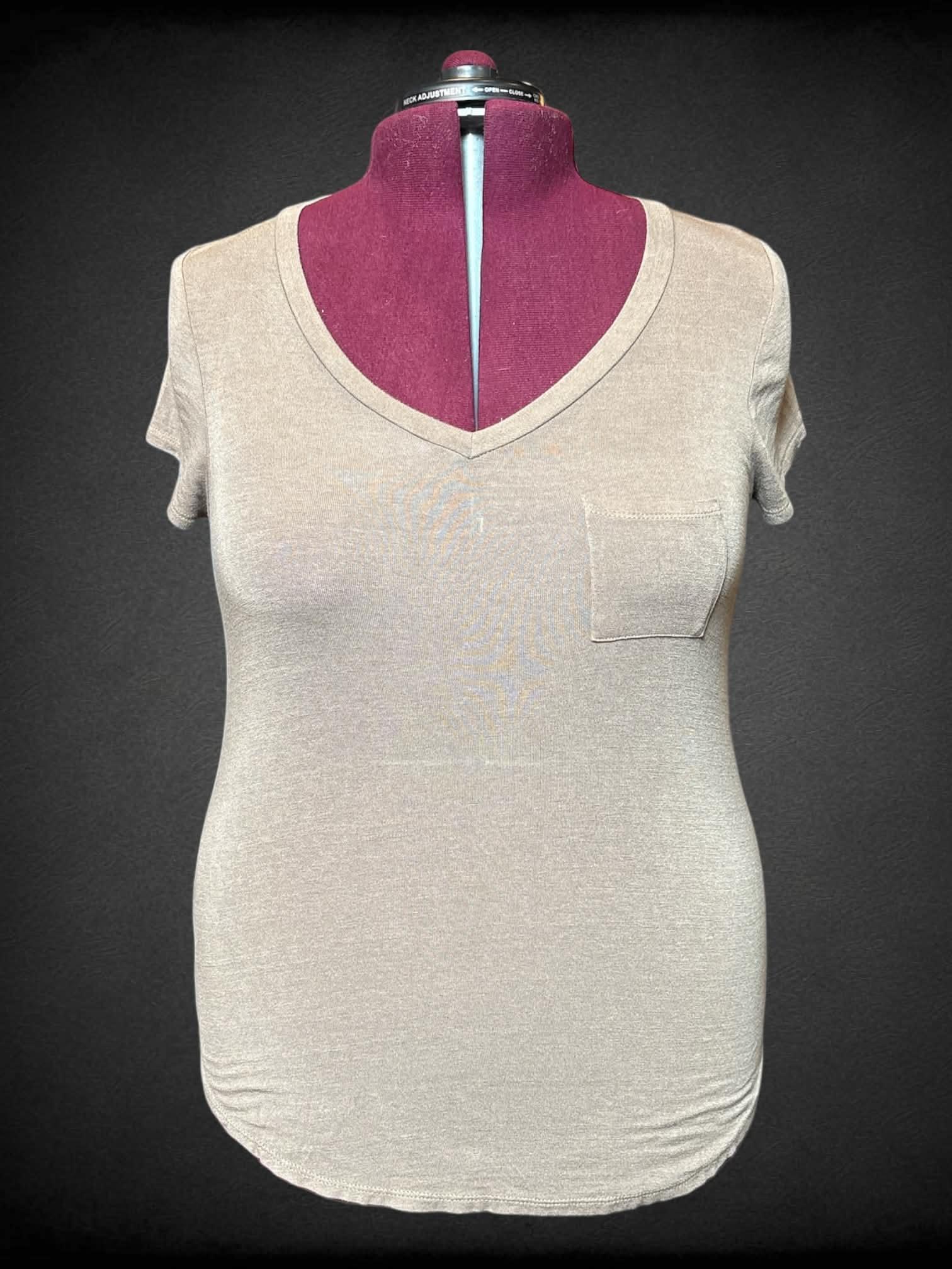 3X Threads light brown t shirt