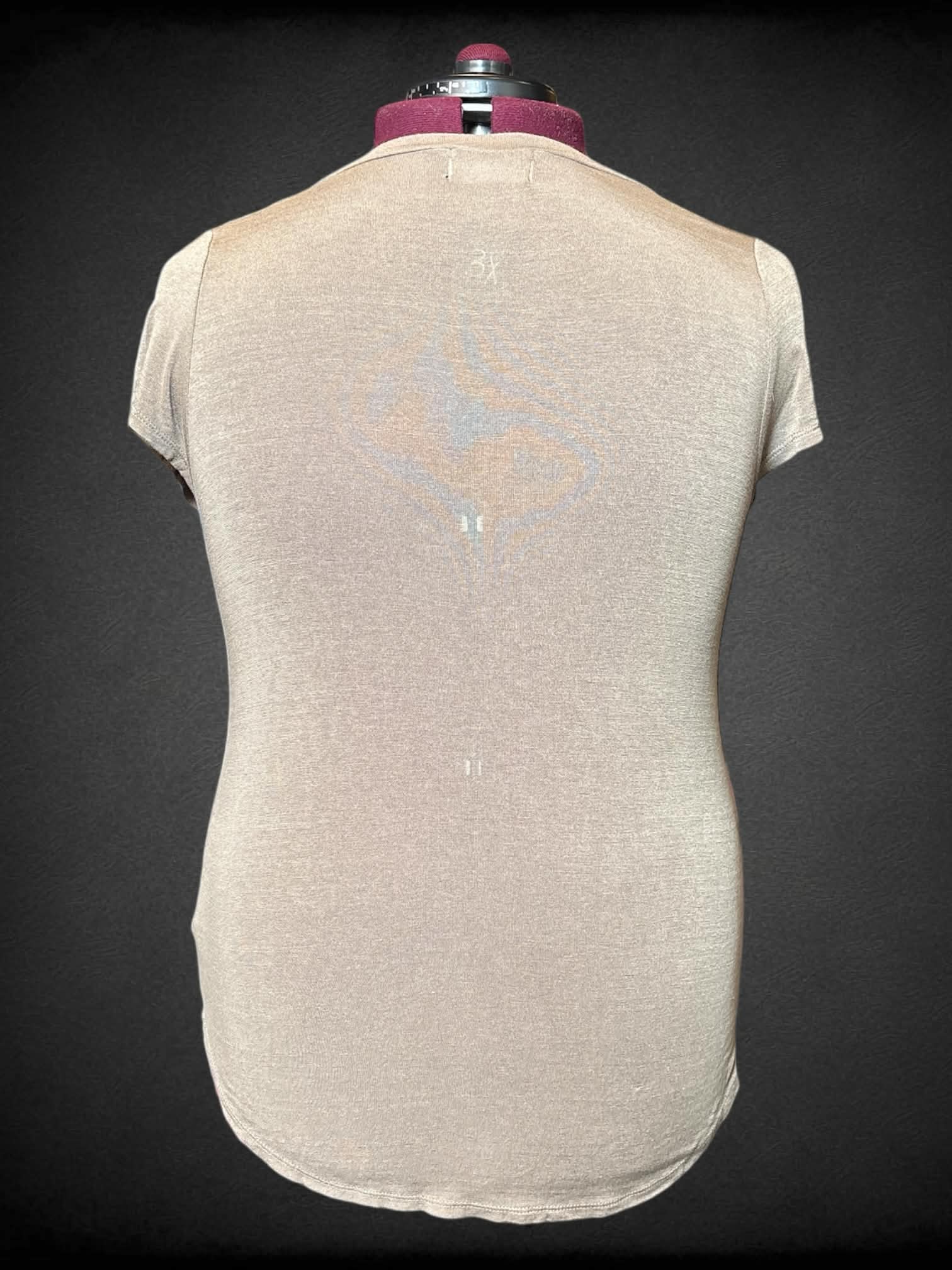 3X Threads light brown t shirt