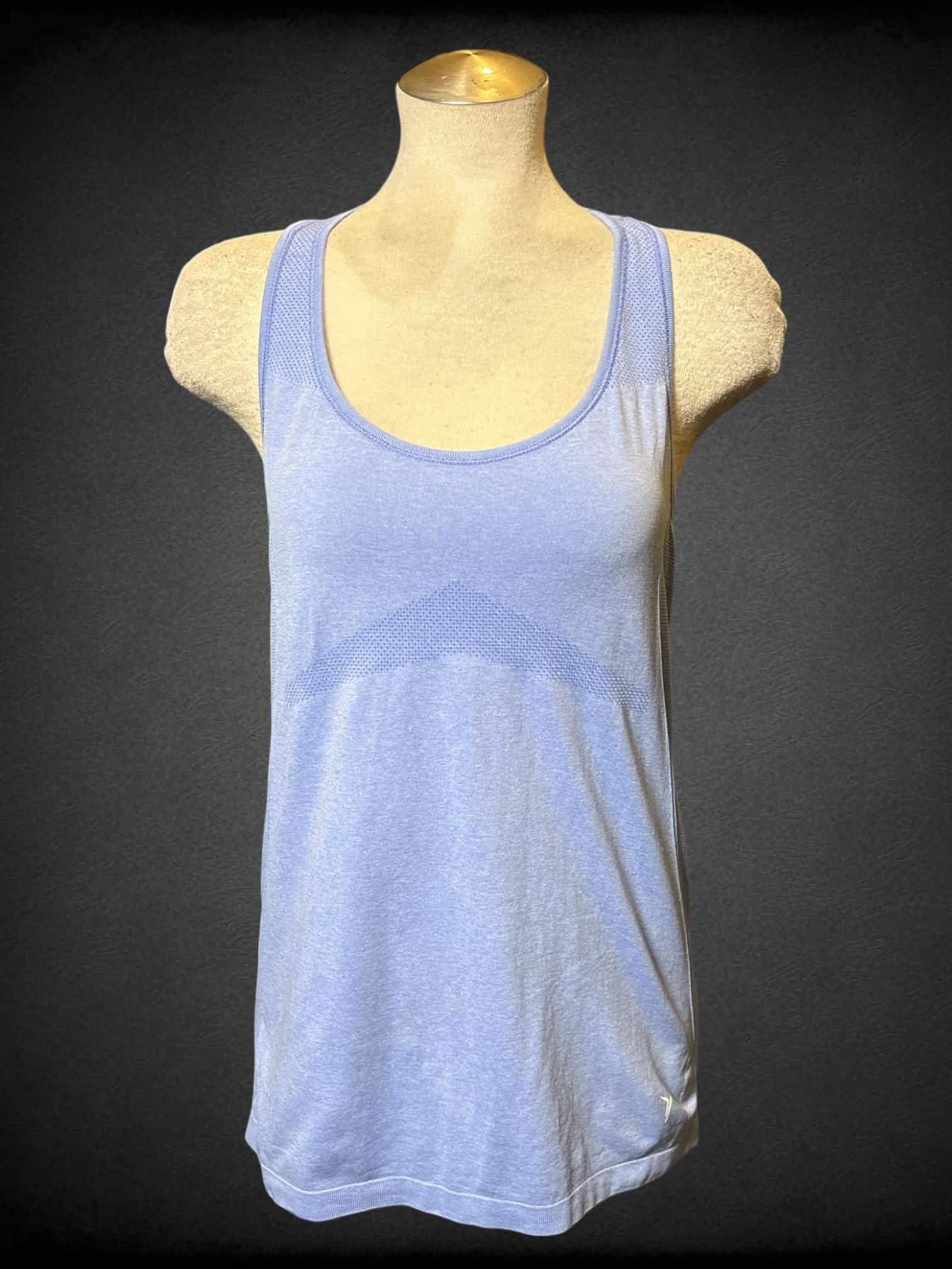 L Old Navy Active light blue razor back tank top