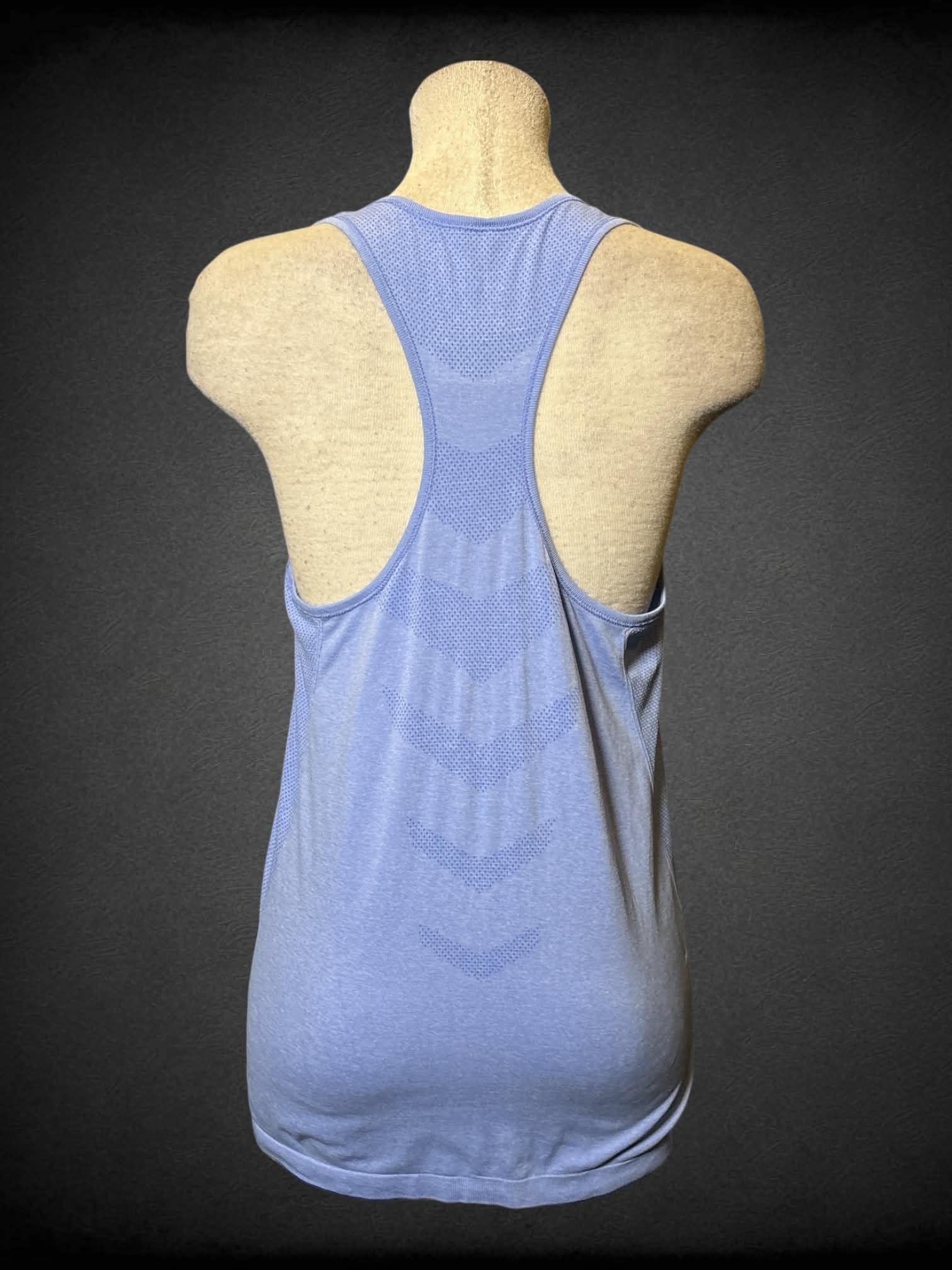 L Old Navy Active light blue razor back tank top