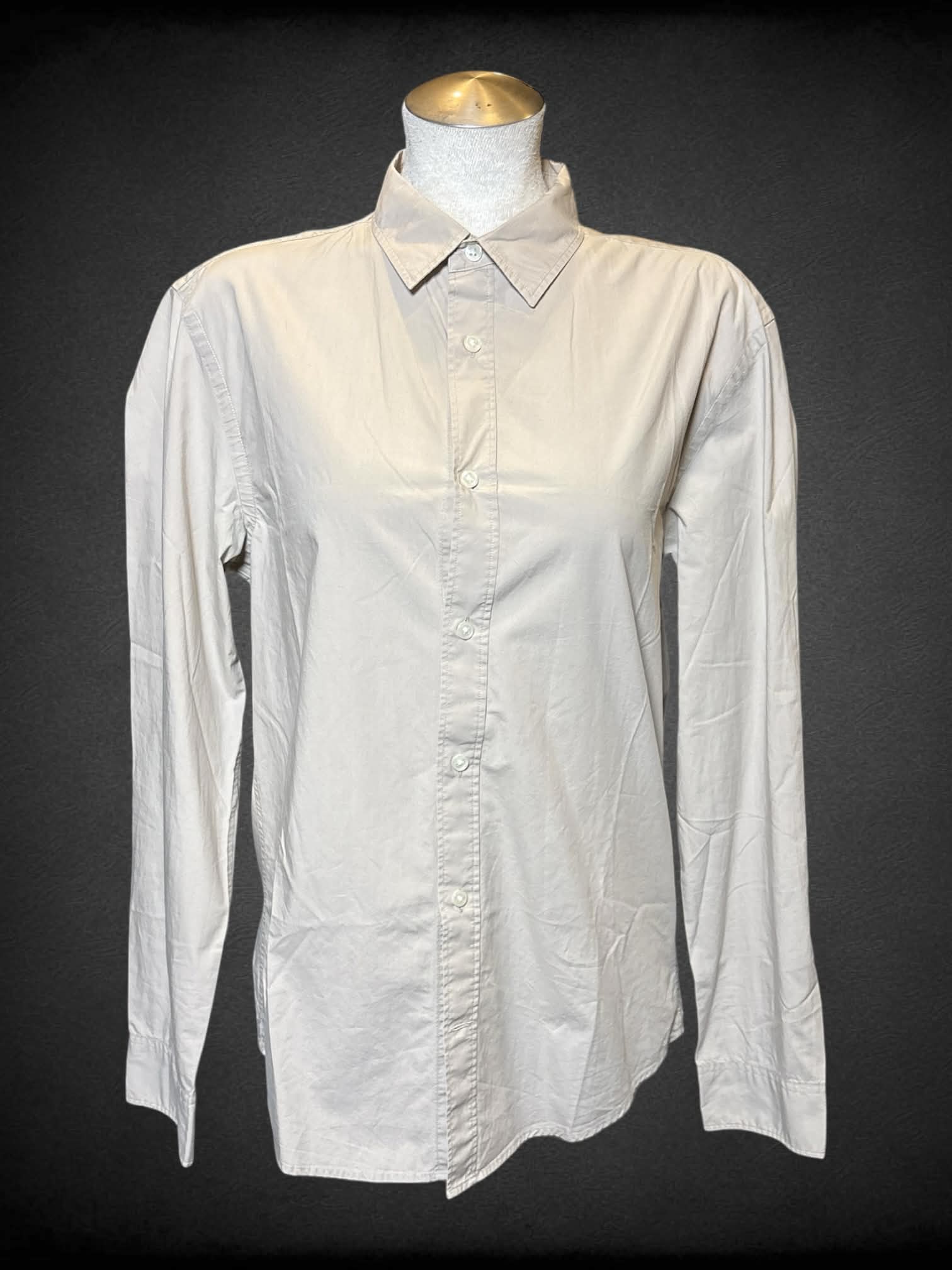 L Label of Graded Goods by H&M beige long sleeve button up