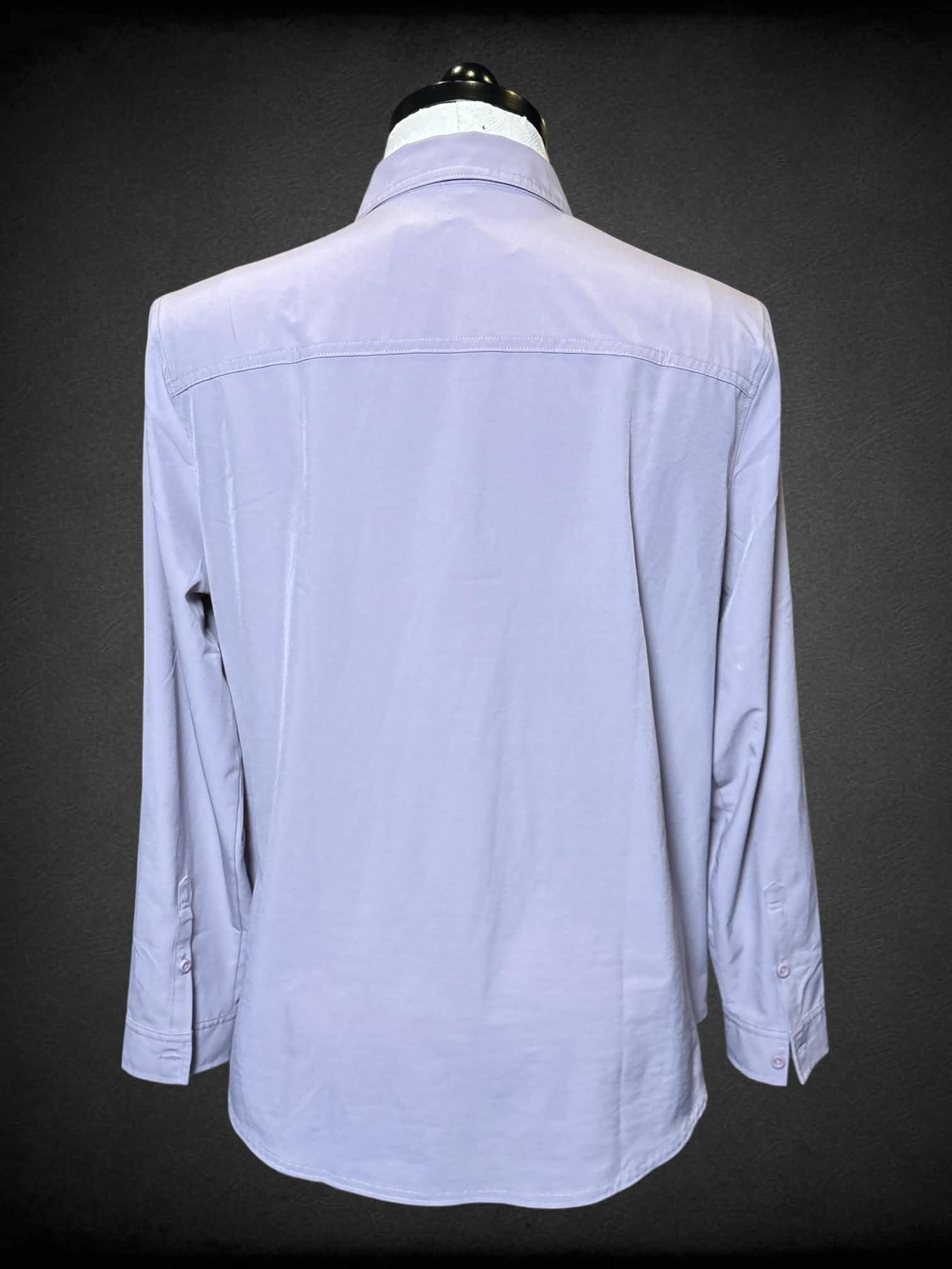 XL Eddie Bauer light purple long sleeve button up with two chest pockets