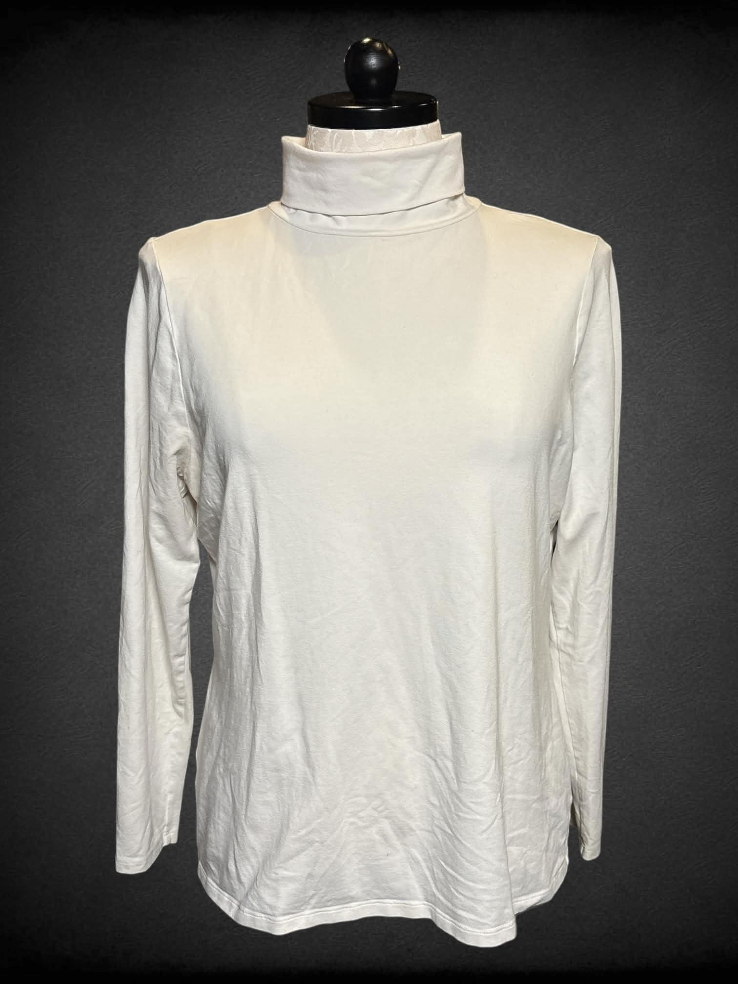 1X Old Navy off white long sleeve turtle neck top