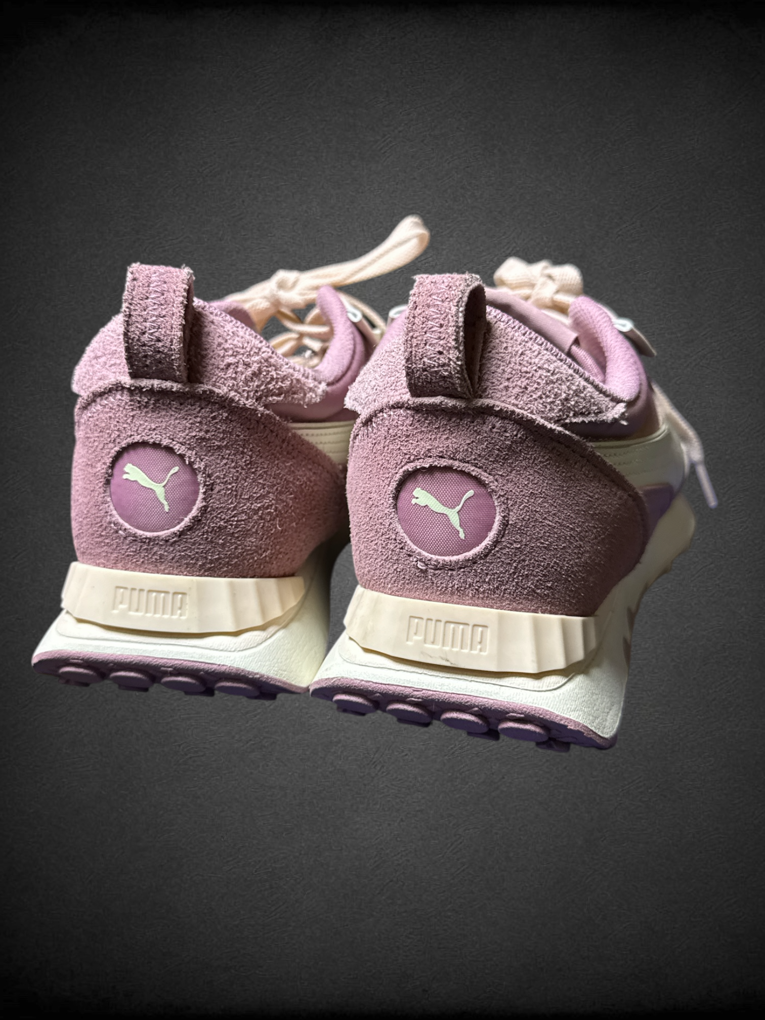 Size 11 women’s PUMA Women's Rider FV Block sneakers in the "Rose Quartz color way