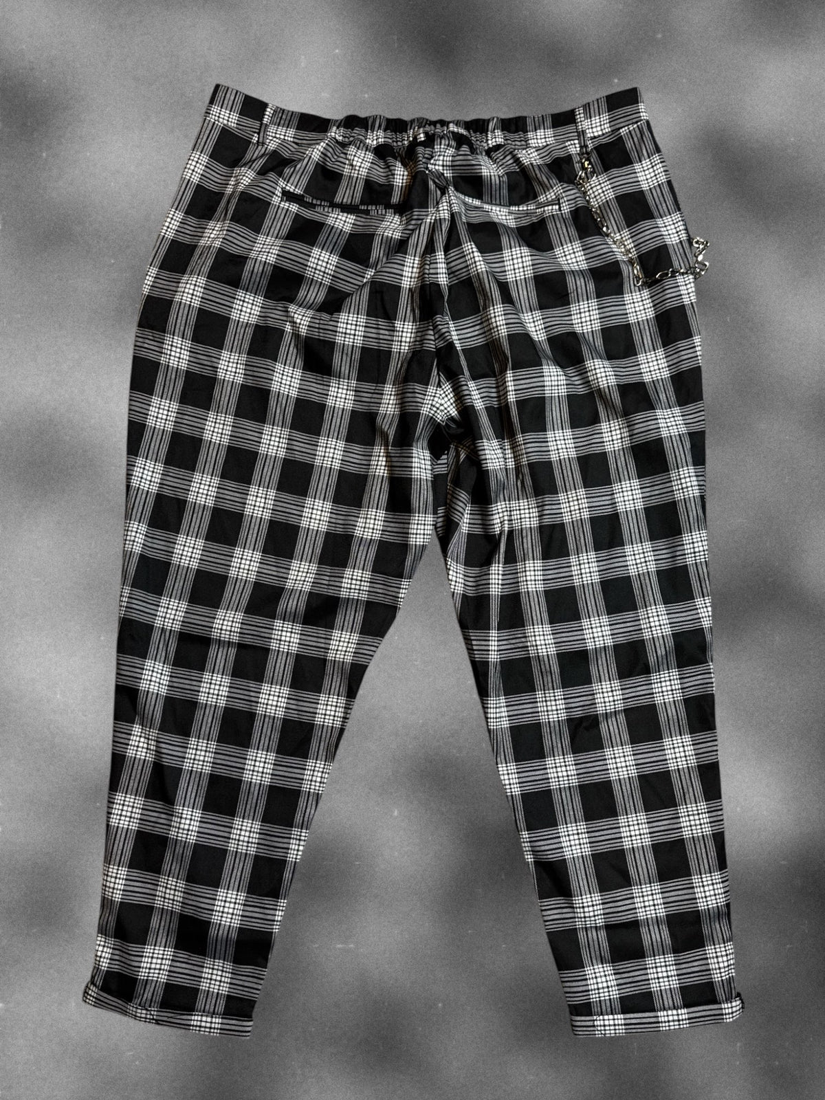 3X Hot Topic NWT black and white plaid pants with waist chain – Witch ...