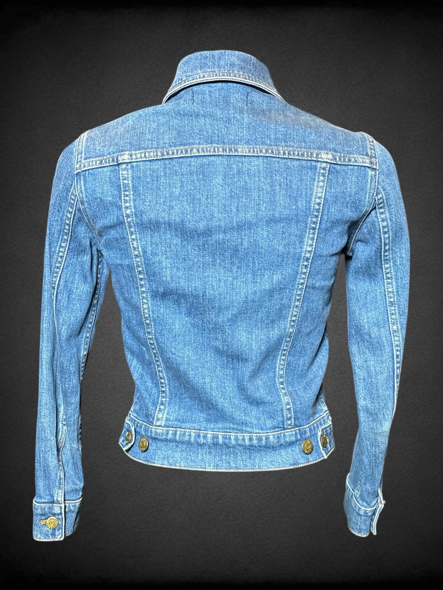 S Madewell cropped denim jacket with many pockets
