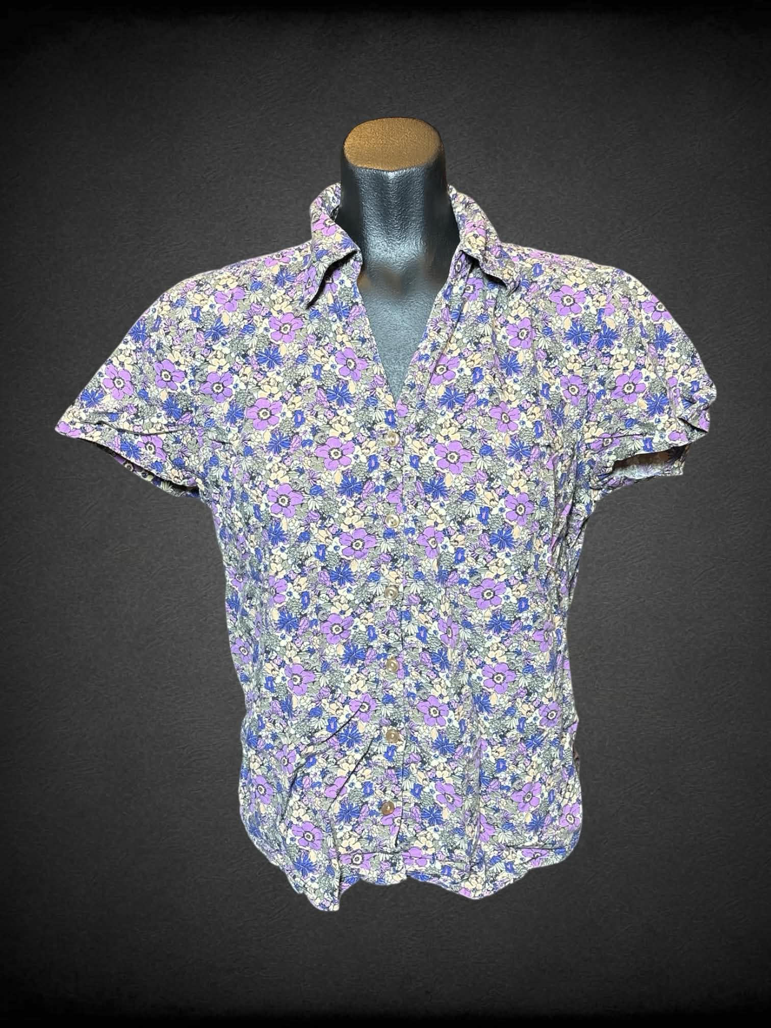 M Cappagallo Casuals floral short sleeve button up