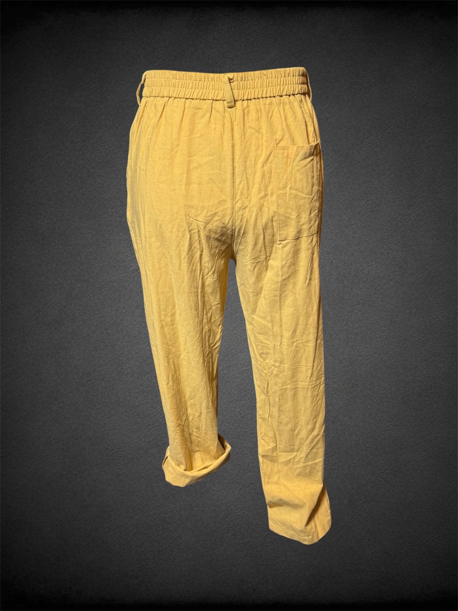 0X NWT Runcati yellow pants with pockets