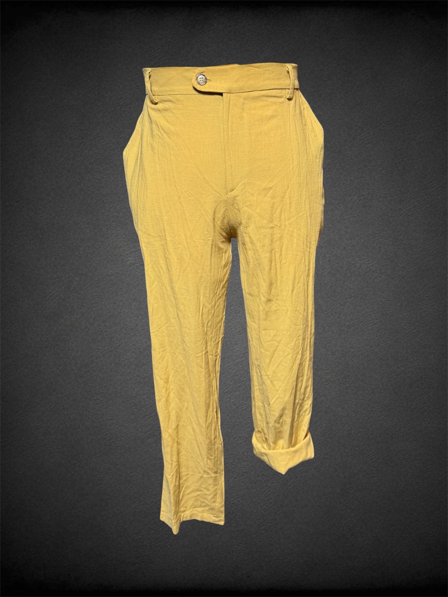 0X NWT Runcati yellow pants with pockets
