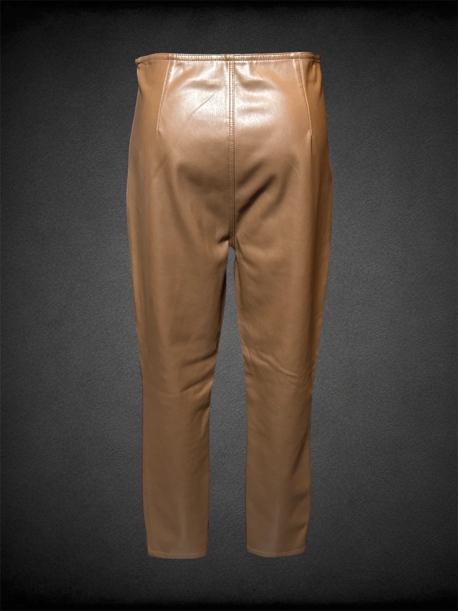 M We The Free brown pleated pants with zipper/clasp on side