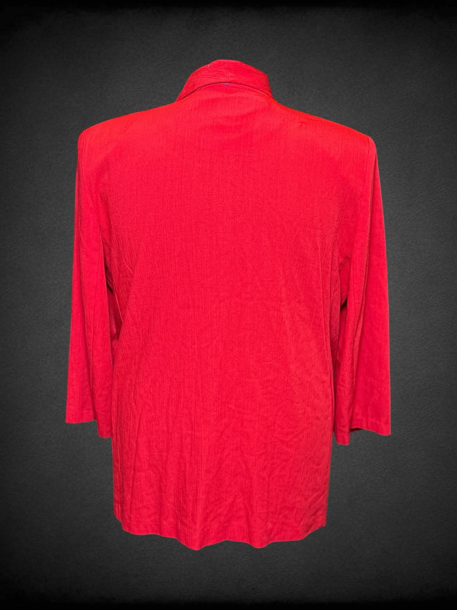 3X Maggie McNaughton vintage red blazer with shoulder pads