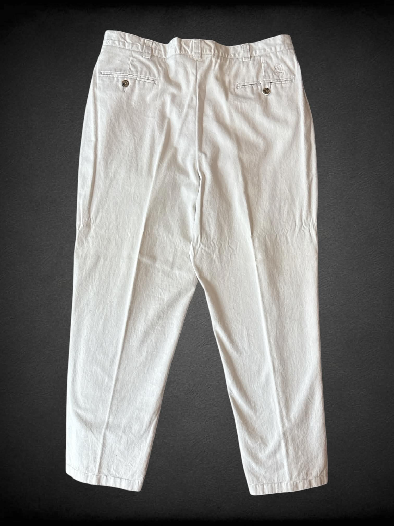 0X Tommy Hilfiger light khaki pleated pants