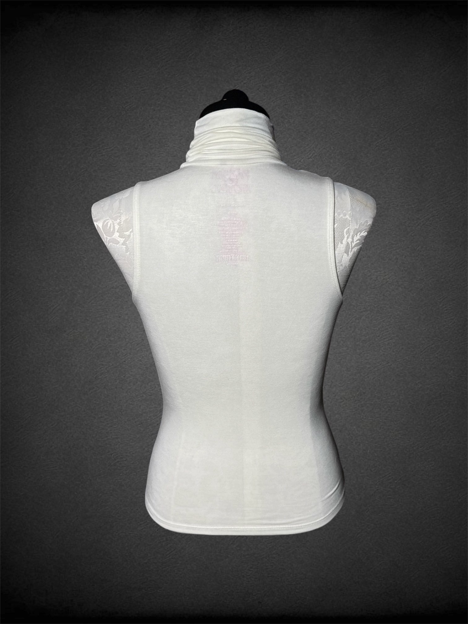 XL Hazbin Hotel off white sleeveless top with turtle neck