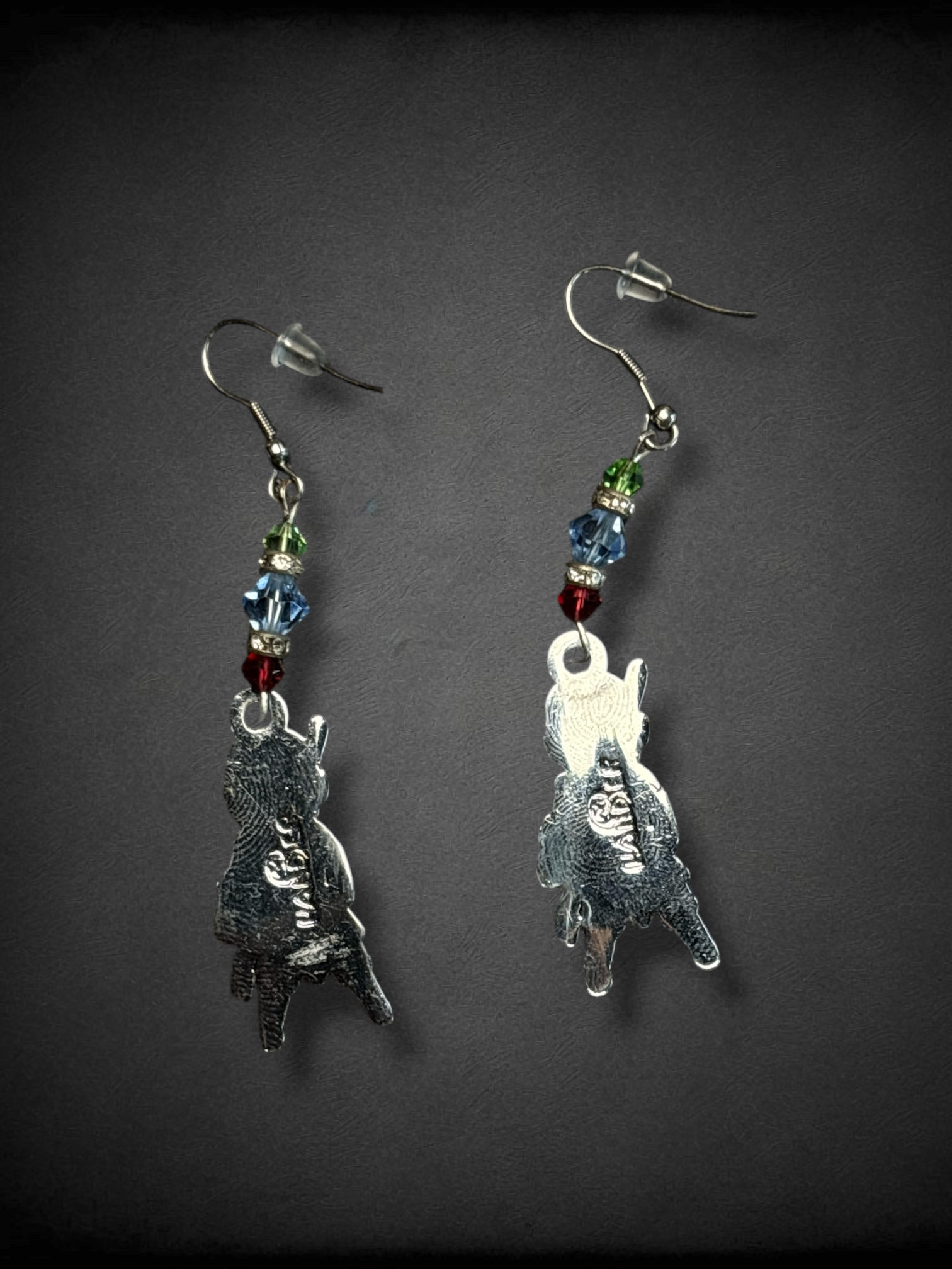 Aang “Avatar: The Last Airbender” beaded earrings on silver-tone hardware