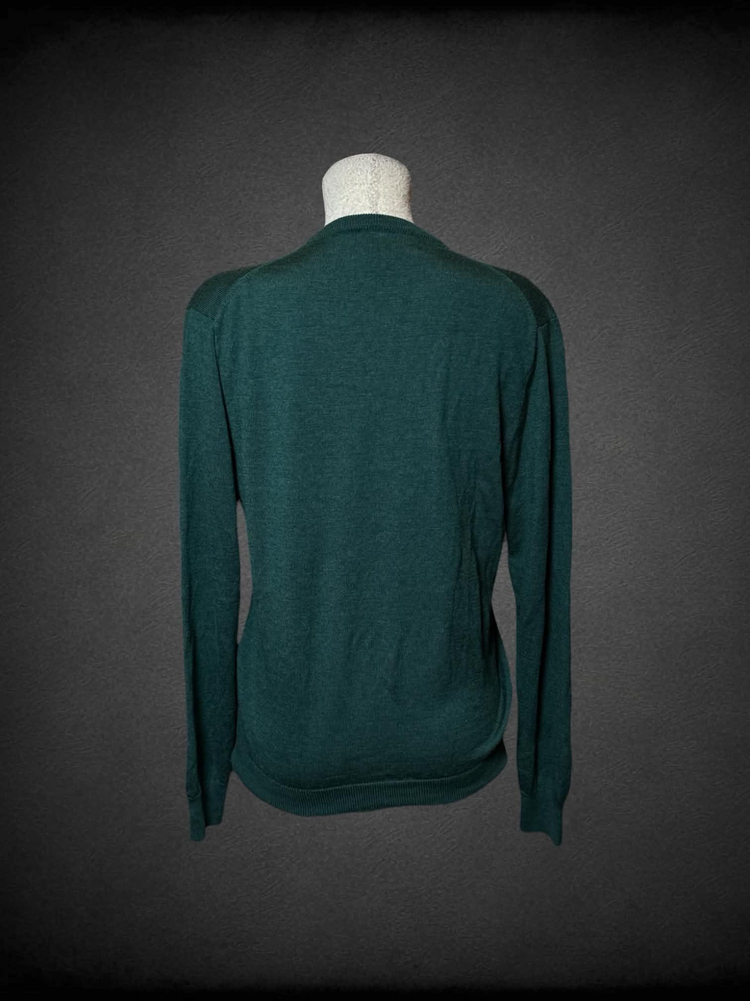XL Jos. A. Bank forest green v neck sweater