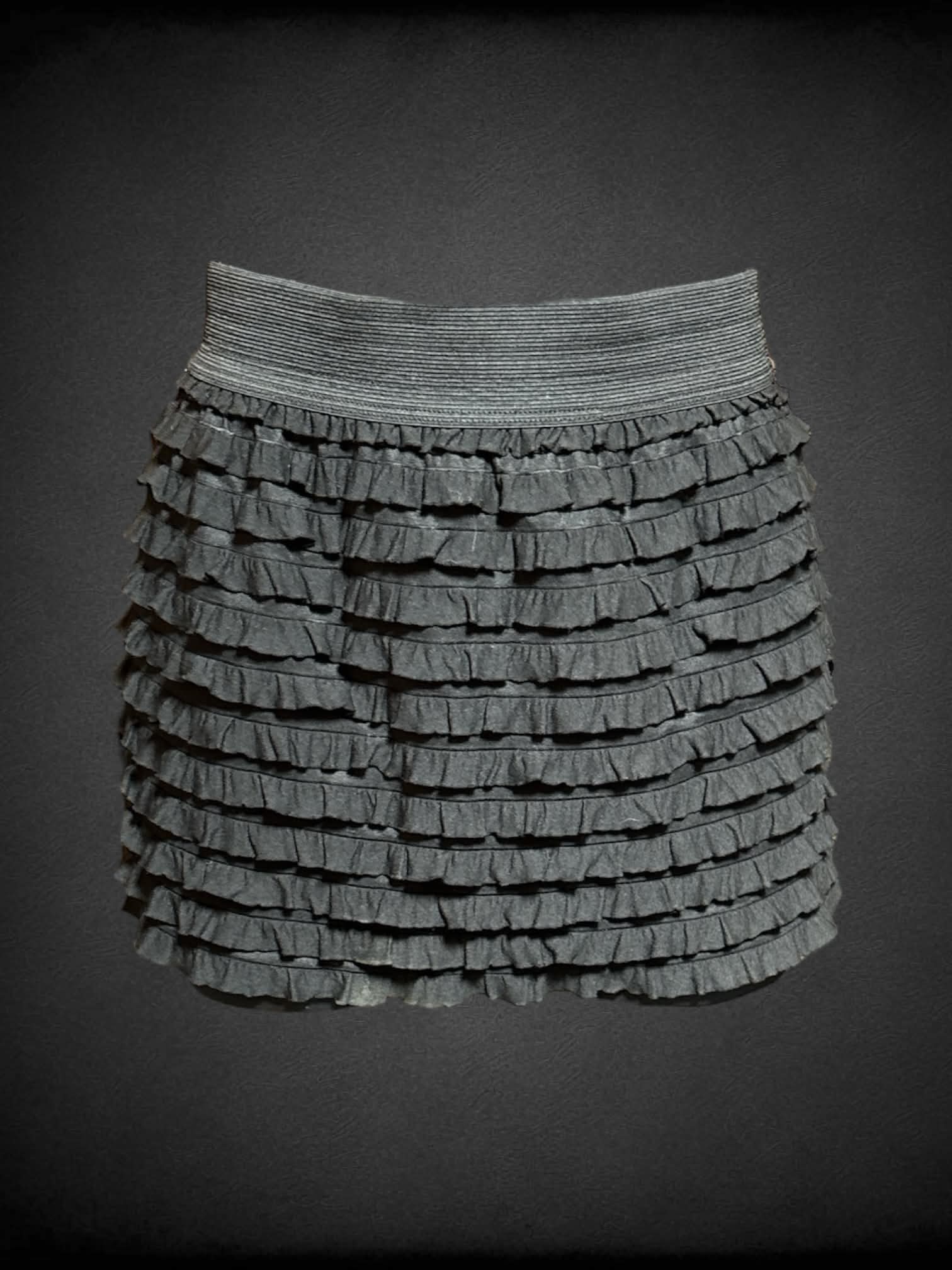 M Twenty One black short layered skirt