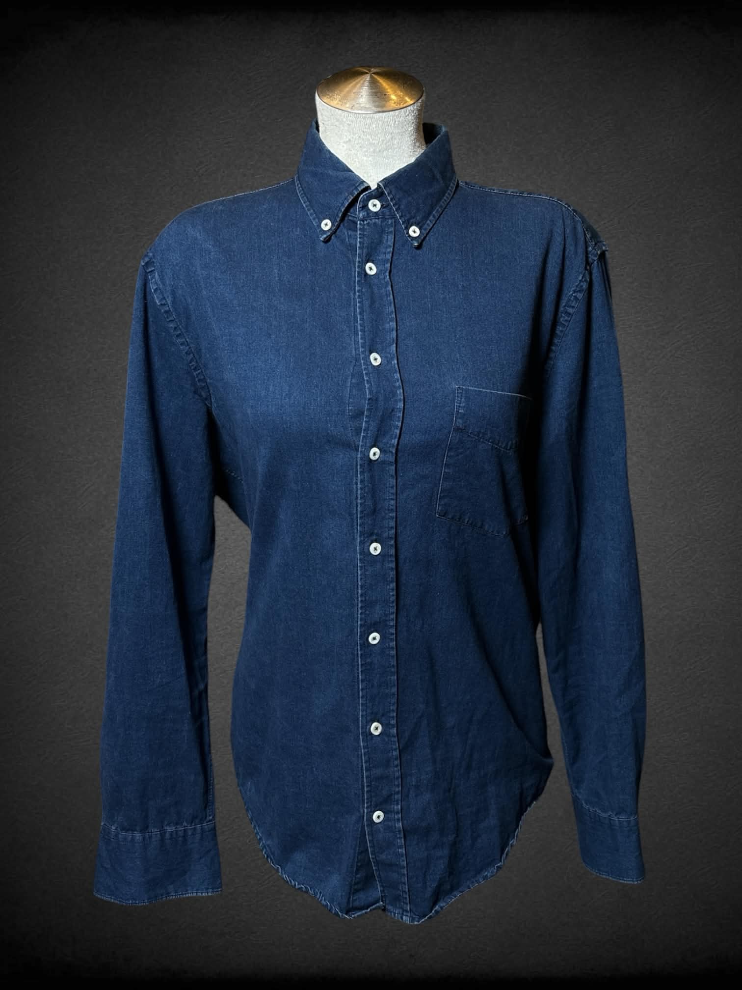 L Everlane denim button down shirt