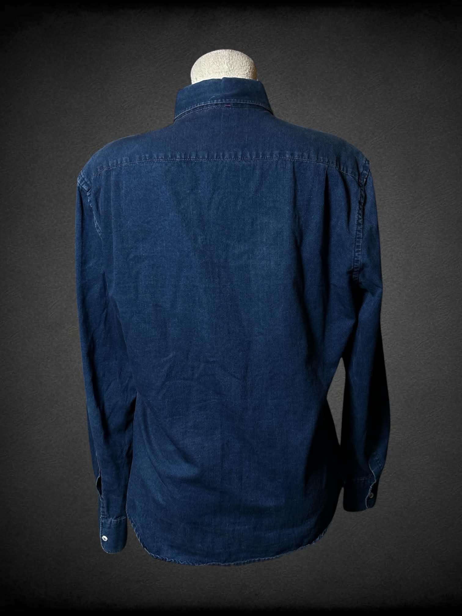 L Everlane denim button down shirt