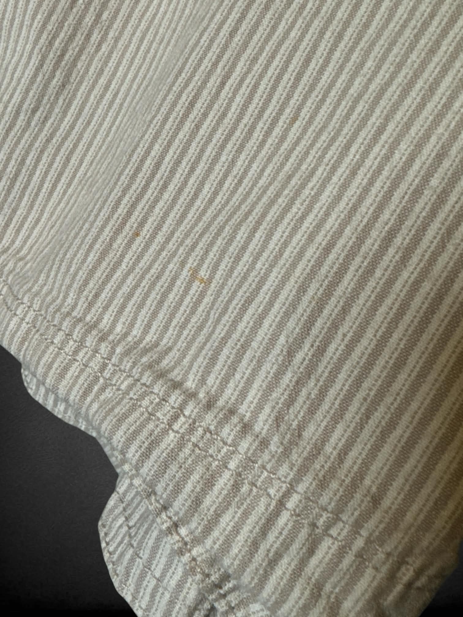 1X Lee tan striped capri pants