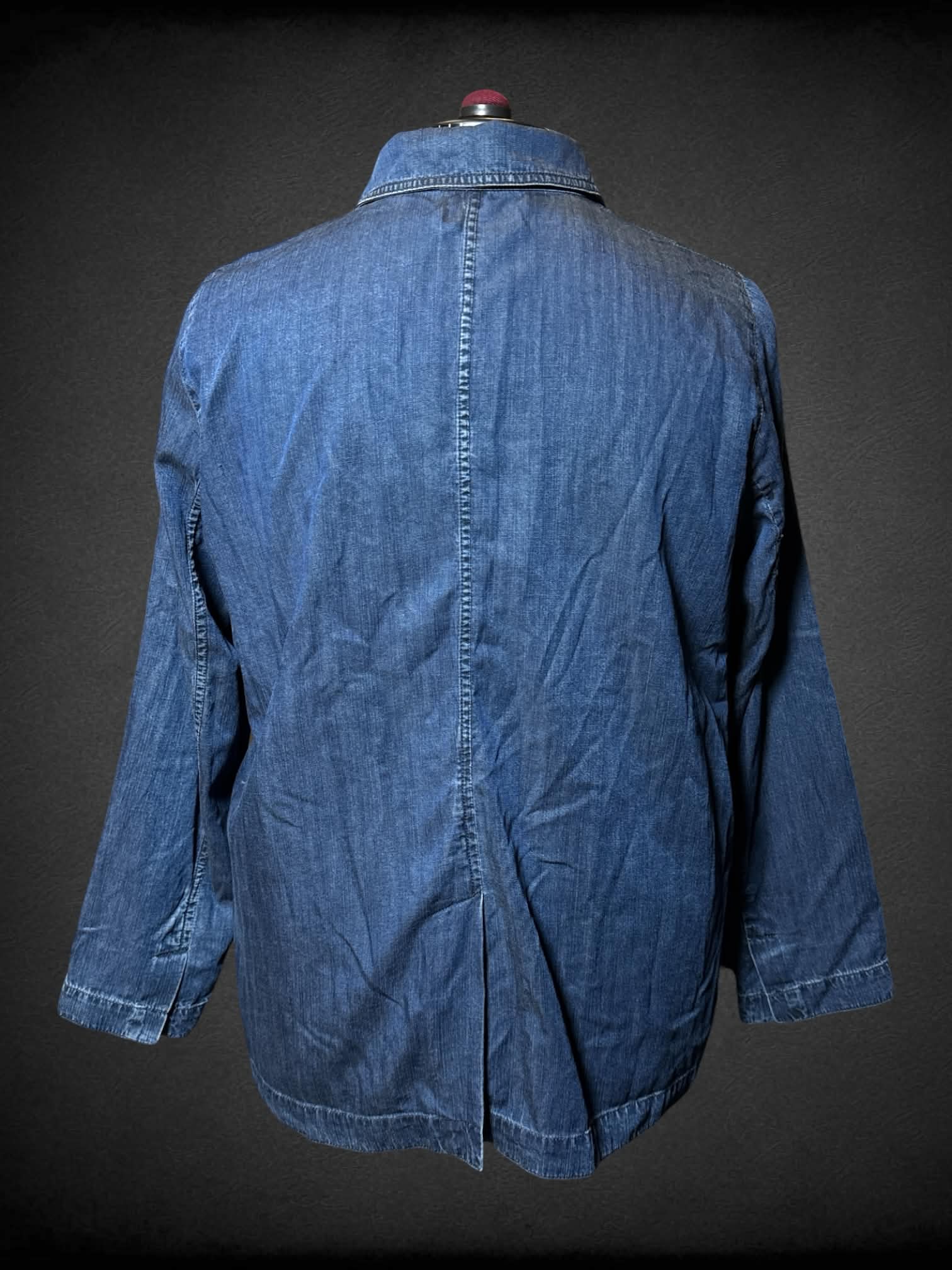 1X Eileen Fisher denim button up shirt