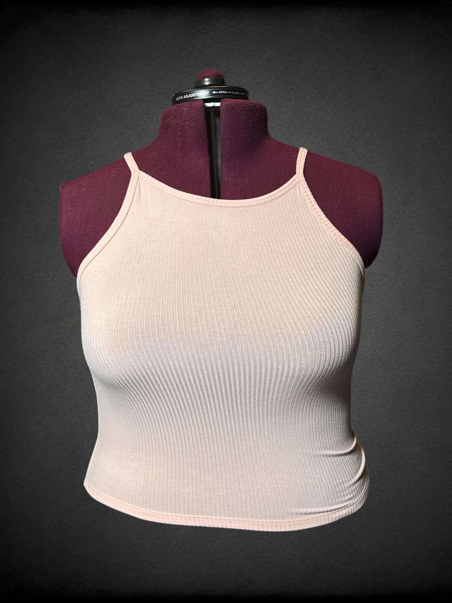 1X Torrid pink ribbed tank top