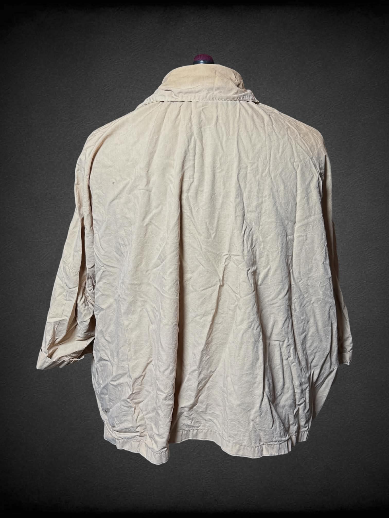 5X Eleven Stitch Design vintage tan button-up shirt