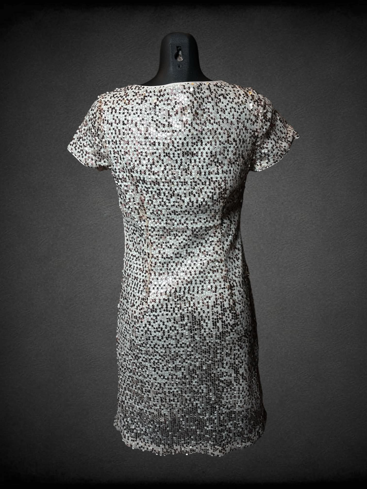 S Vince Camuto NWT light pink sequined dress with zipper on side