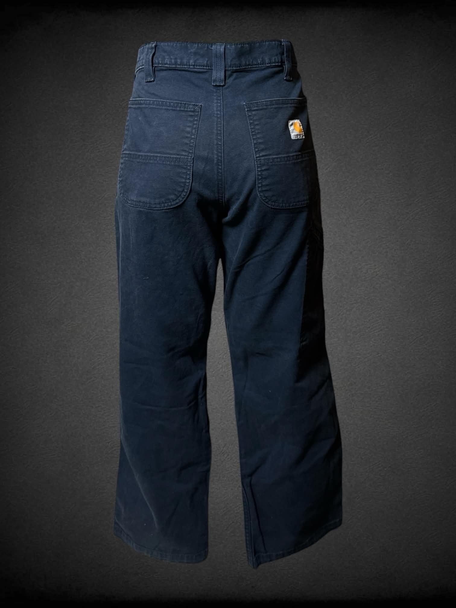 L Carhartt navy pants
