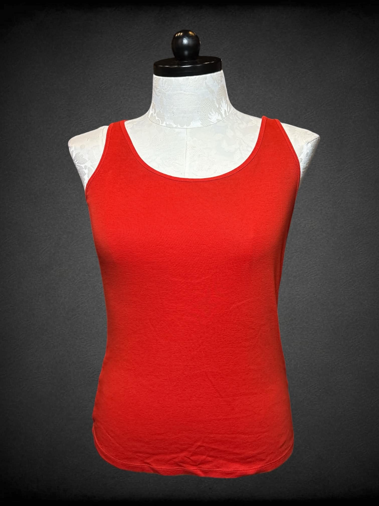 1X DressBarn soft red tank top