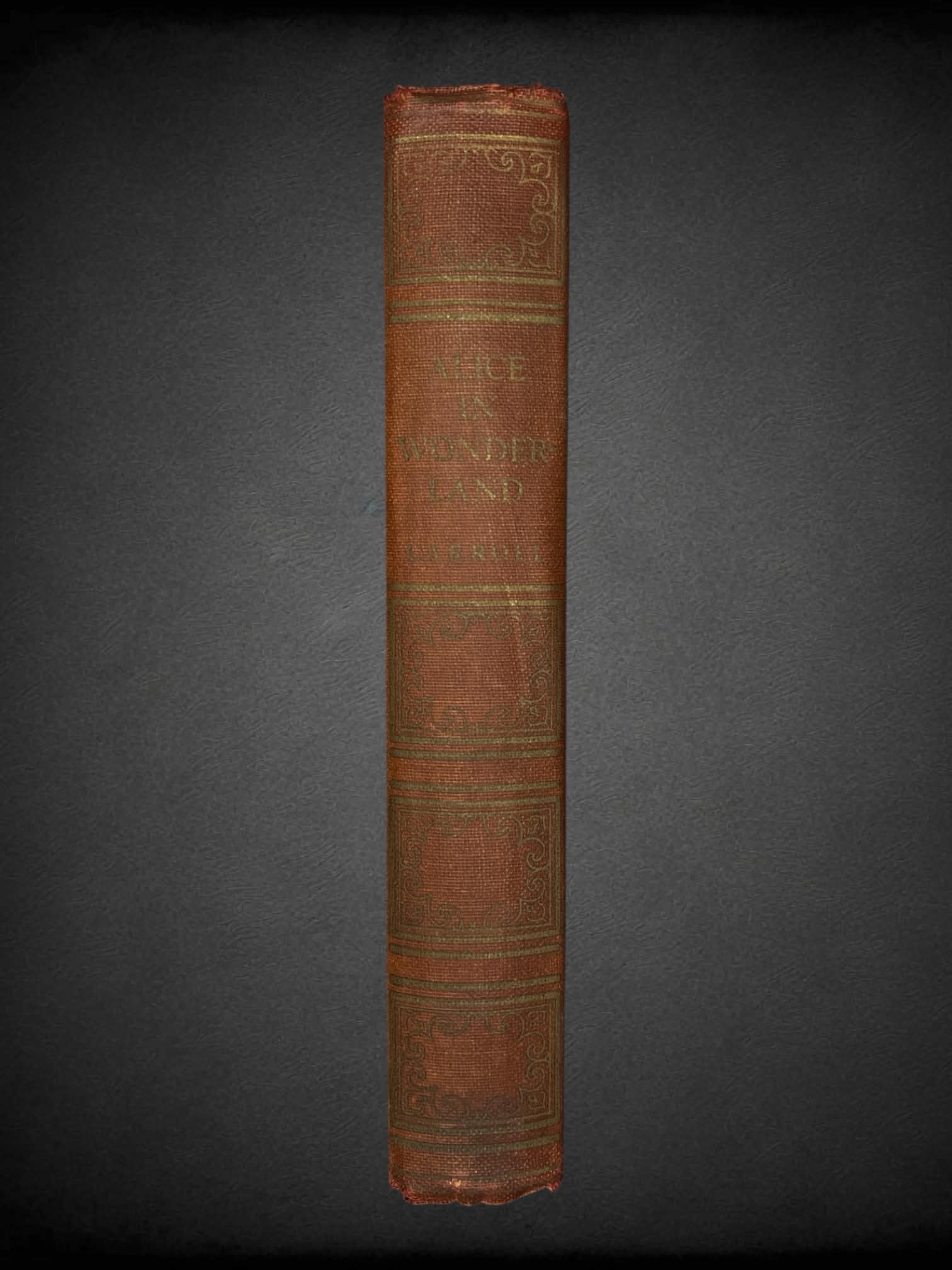 Vintage Alice in Wonderland novel by Lewis Carroll