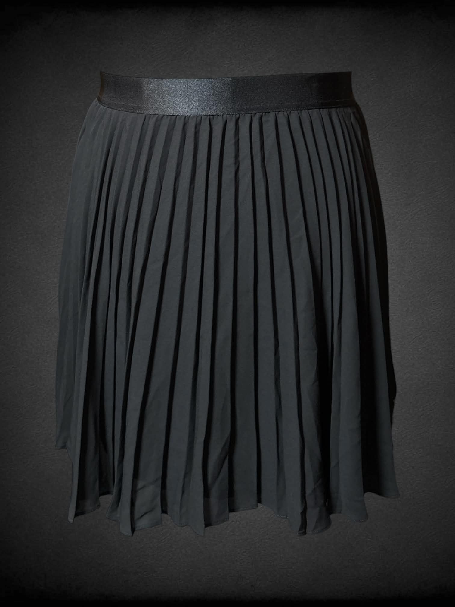 XL Express black pleated skirt