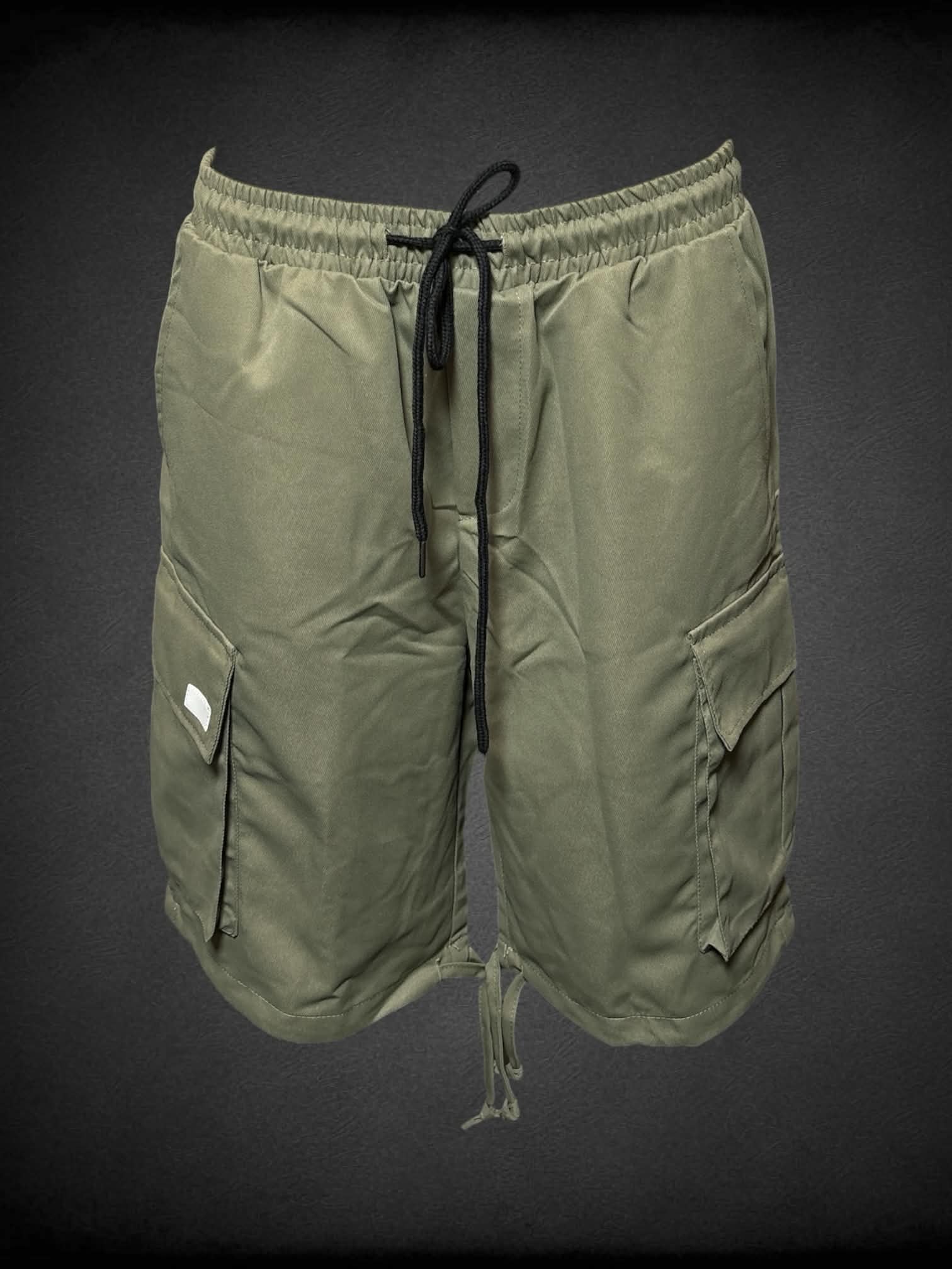 L MANFINITY olive green cargo shorts