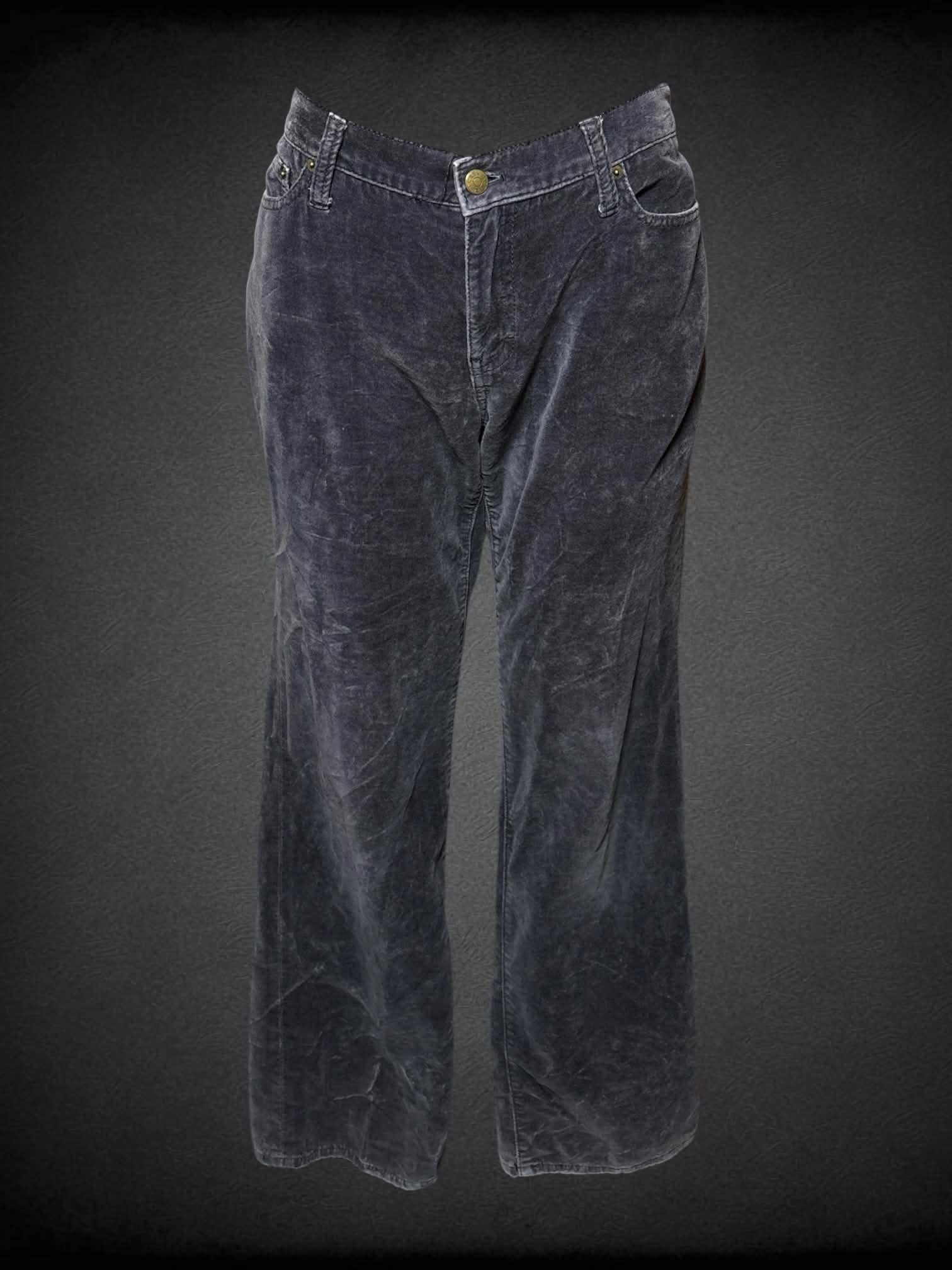 L J. Crew grey soft velvet-like pants