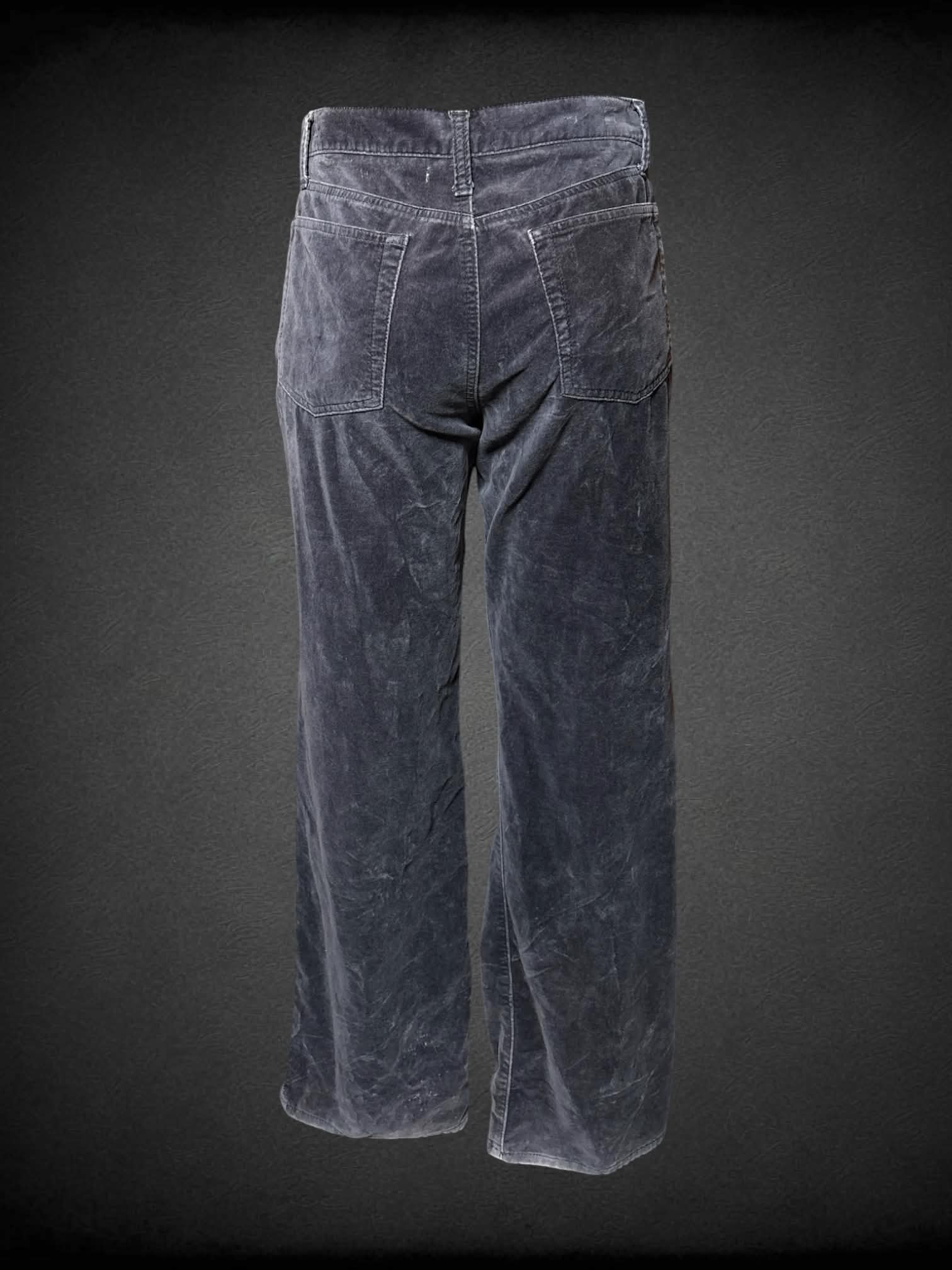 L J. Crew grey soft velvet-like pants
